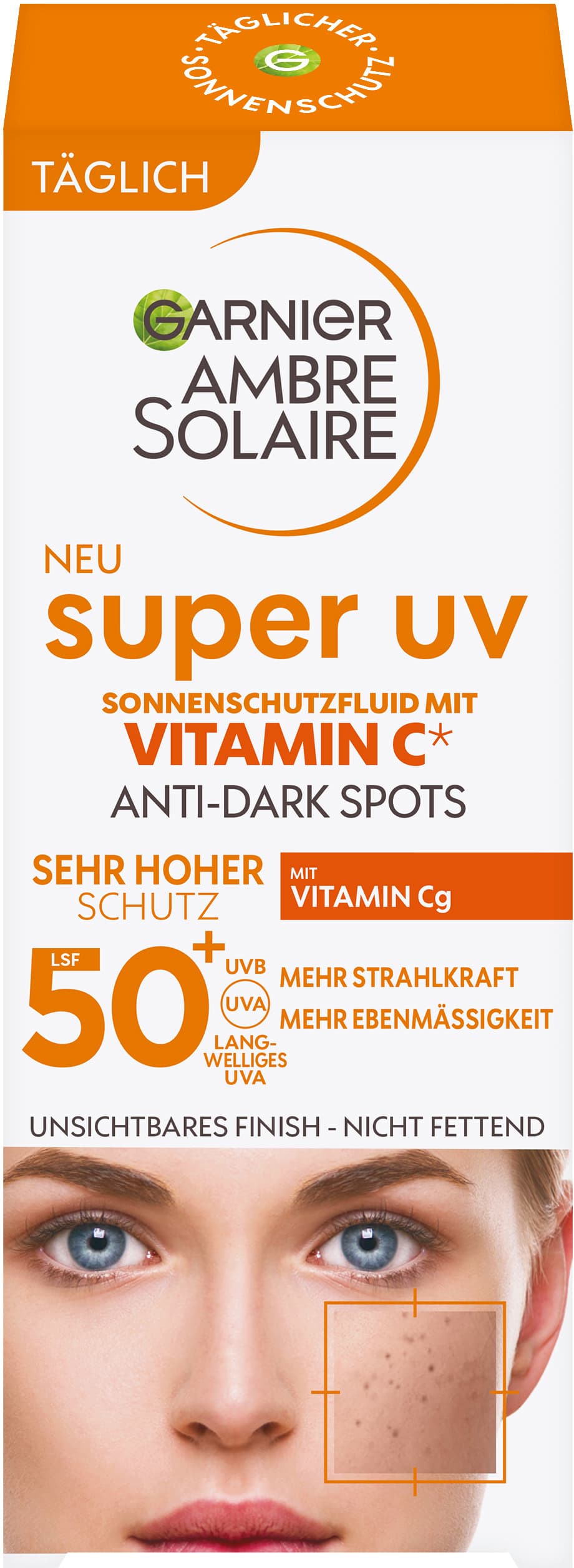 Garnier Ambre Solaire Super UV Vitamin C Sonnenschutz LSF 50+