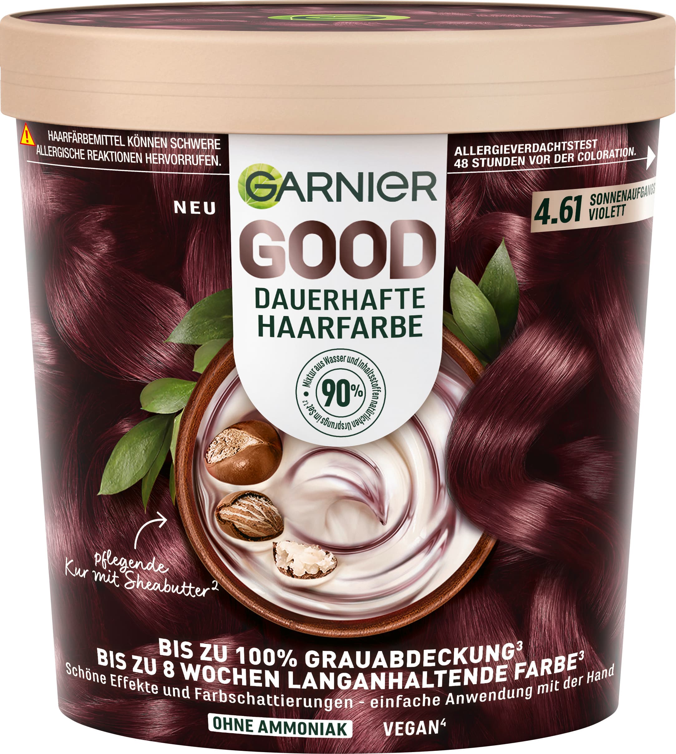 Garnier Good Dauerhafte Haarfarbe 4.61 Sonnenaufgangs-Violett