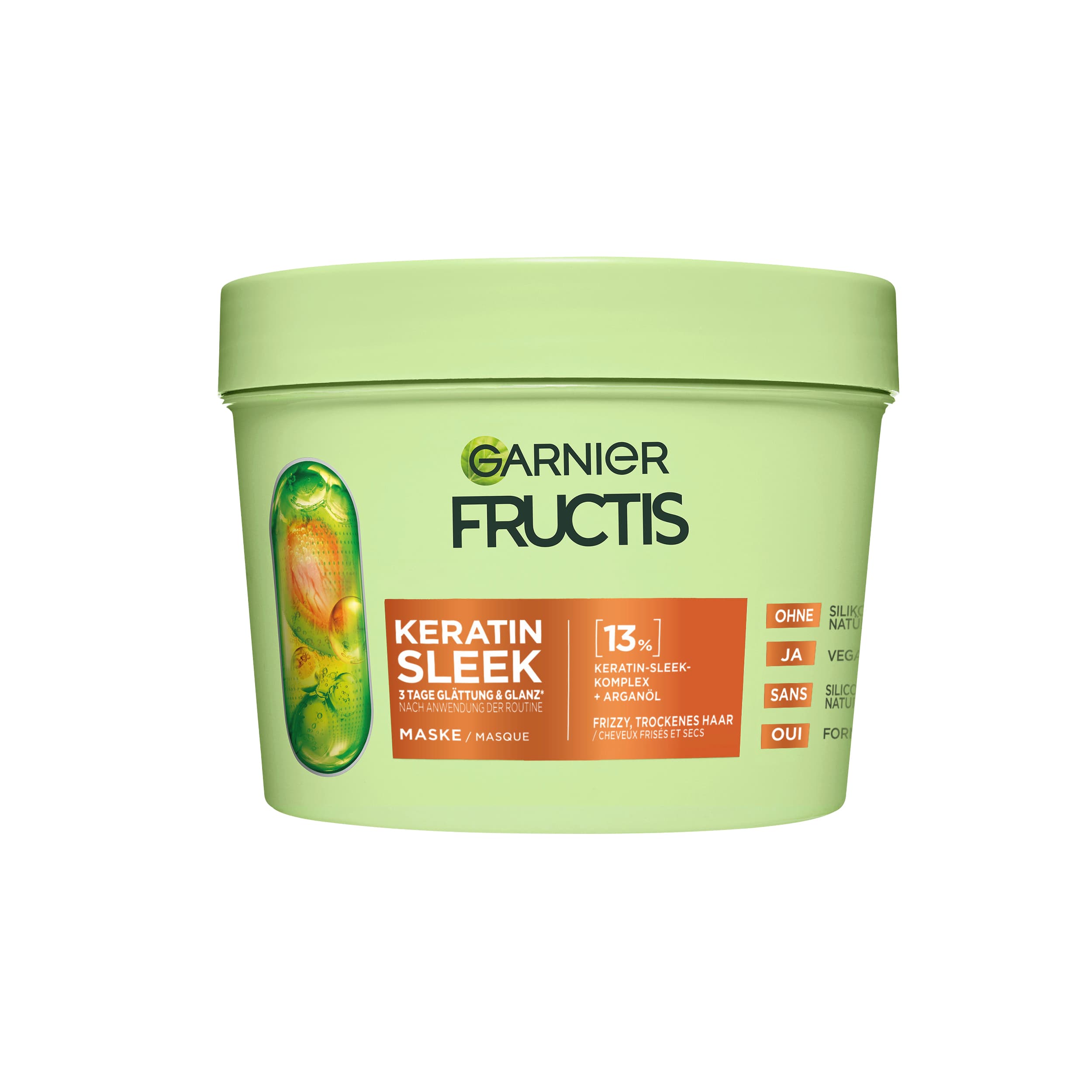 Garnier Fructis Keratin Sleek Maske