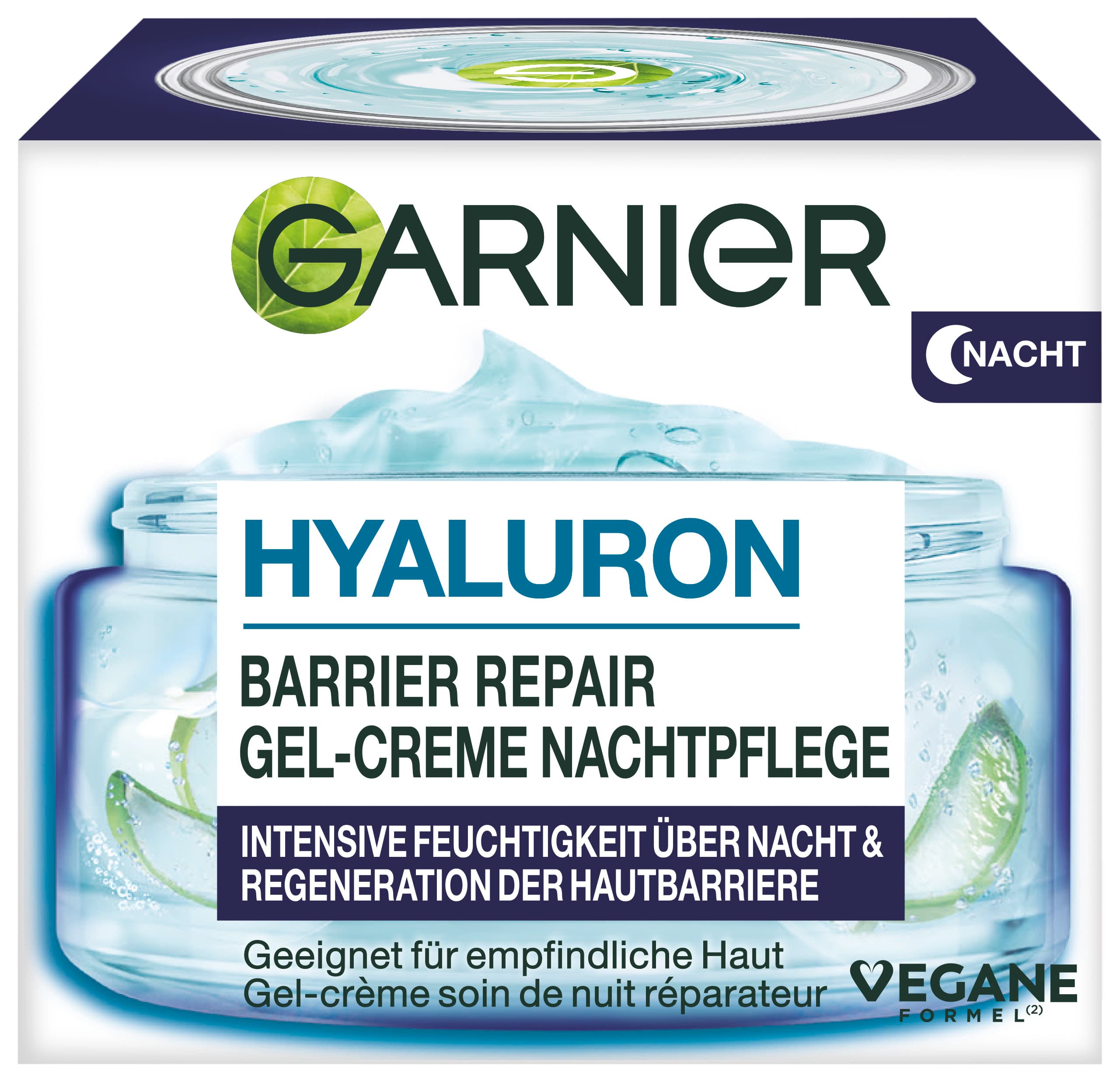 Garnier Hyaluron Barrier Repair Gel-Creme Nachtpflege