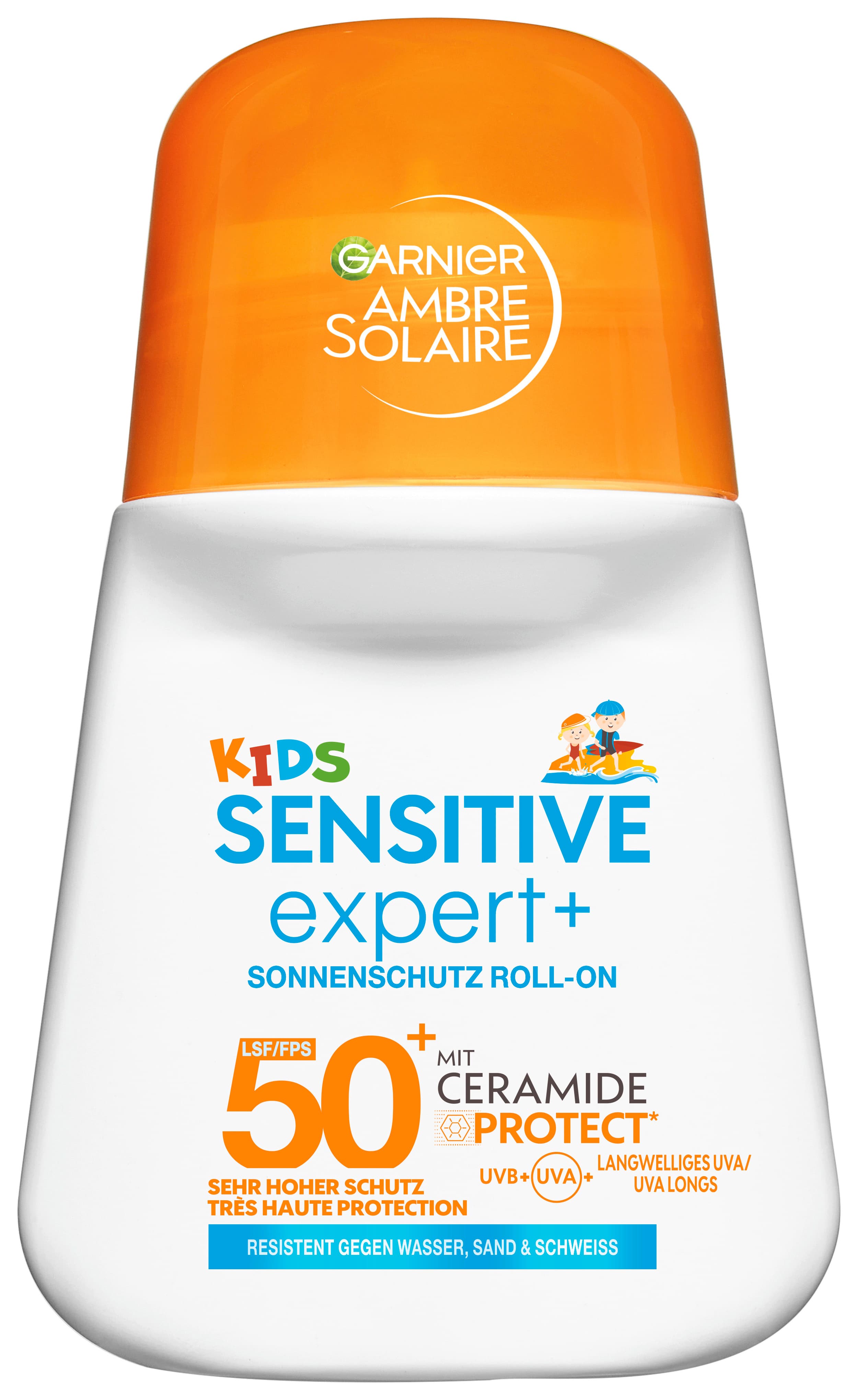 Garnier Ambre Solaire Kids Sensitive expert+ Sonnenschutz Roll-On LSF 50+