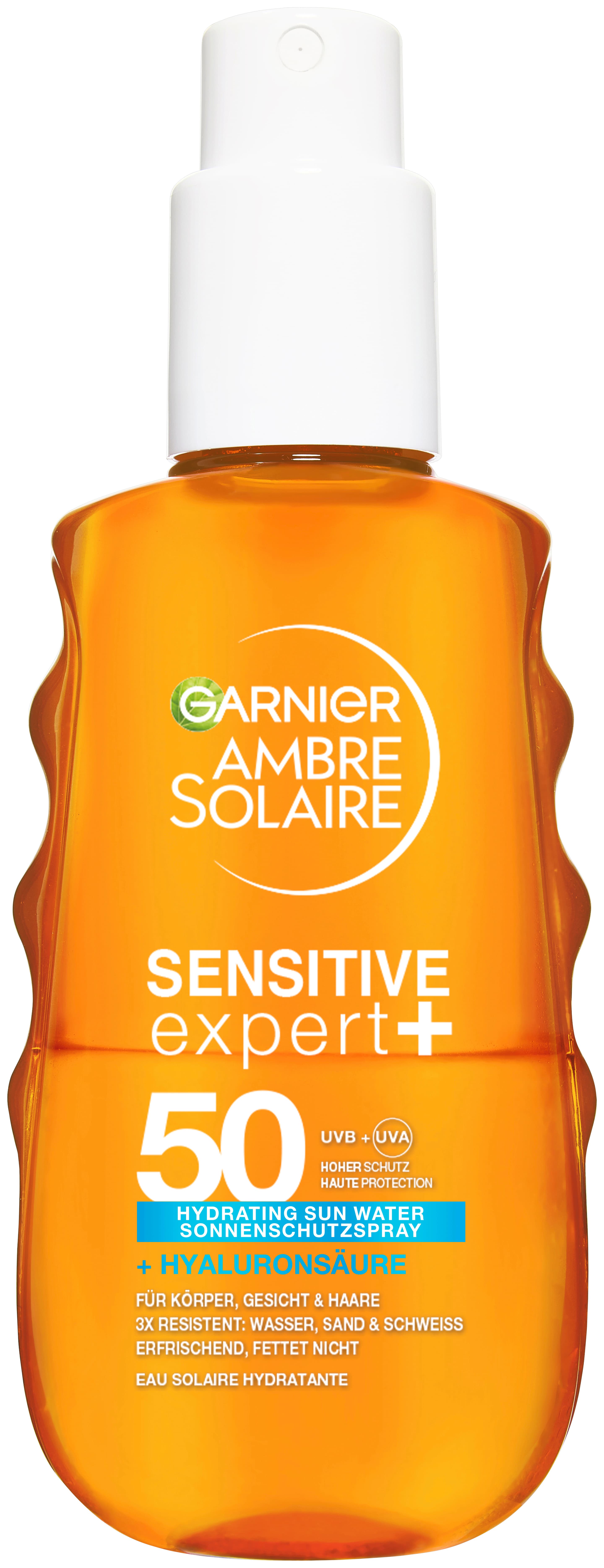 Ambre Solaire Sensitive Expert + Hydrating UV Water Sonnenschutzspray LSF 50