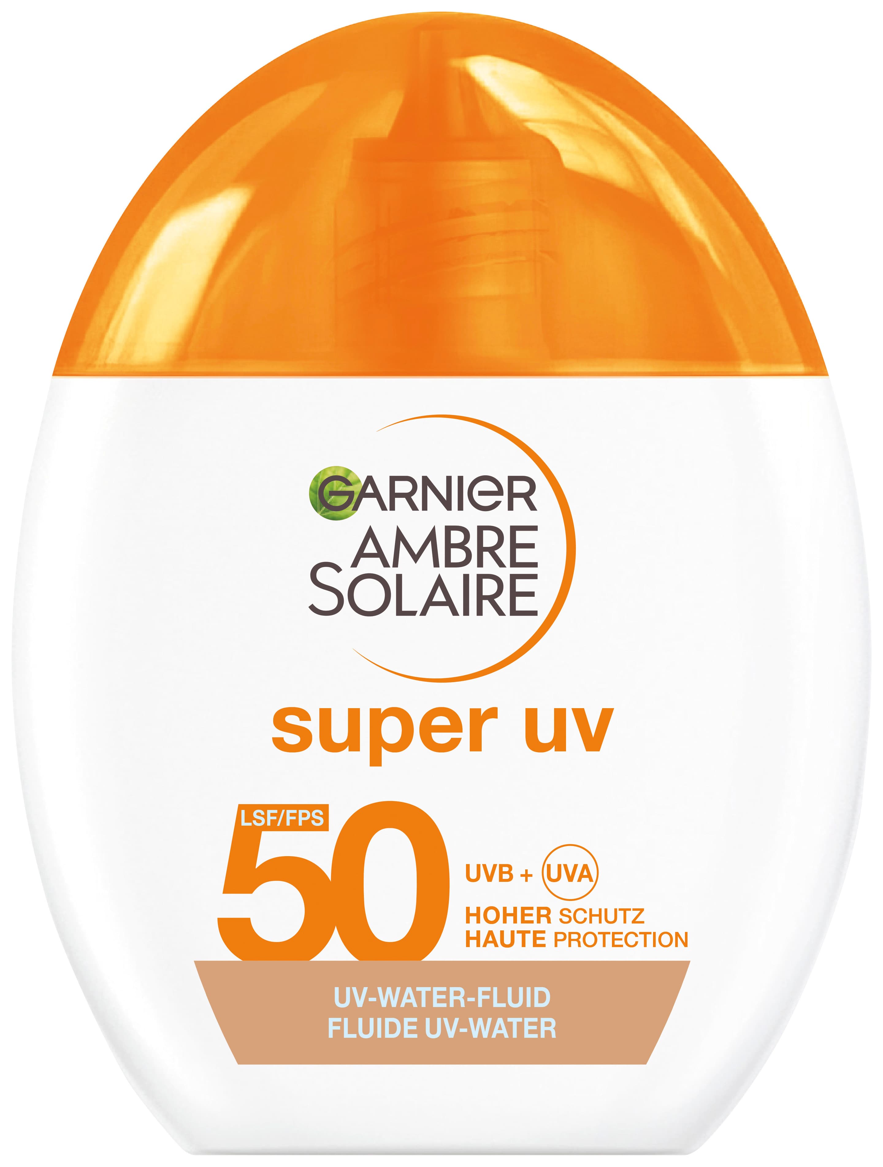 Garnier Ambre Solaire super uv UV-water-Fluid LSF 50