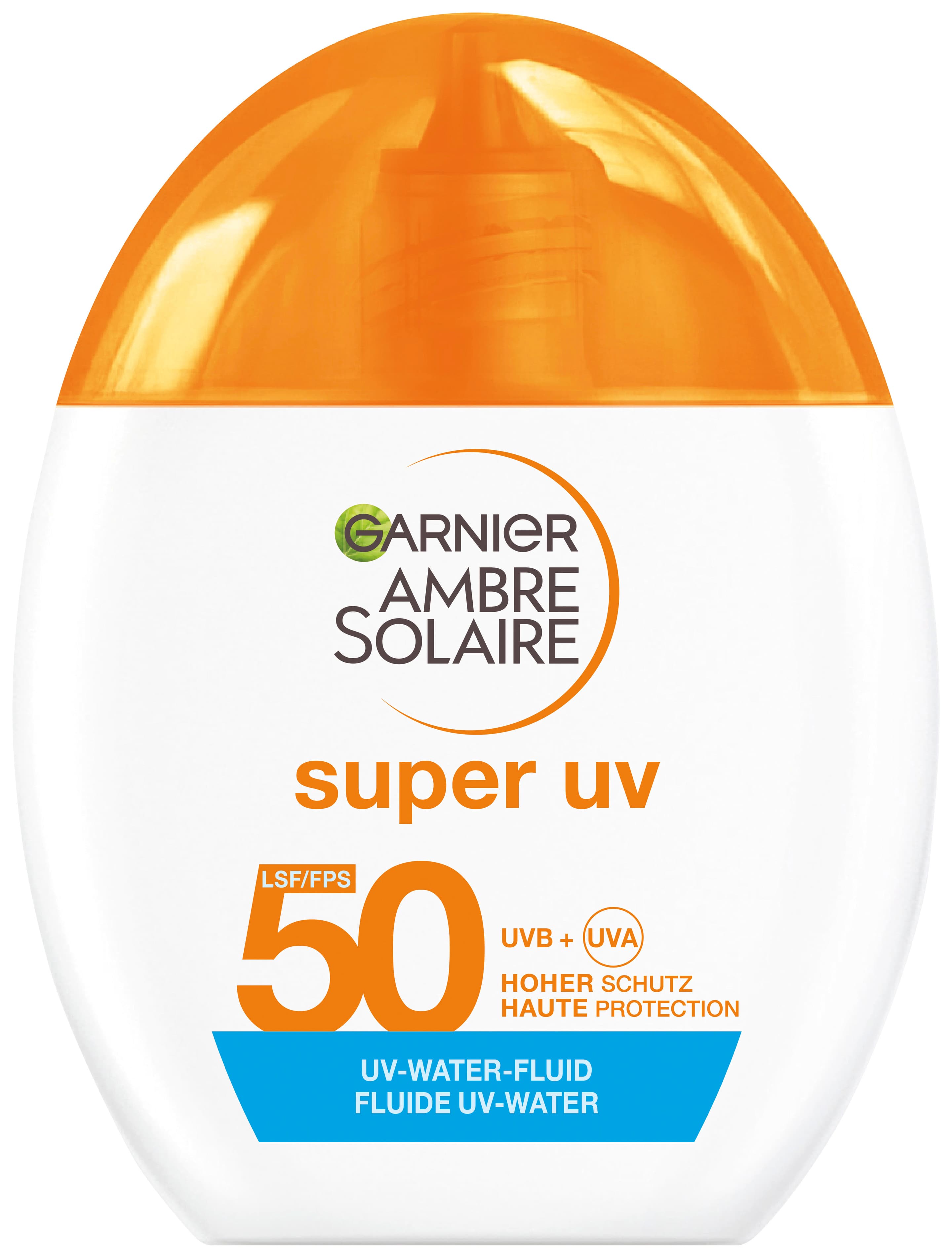 Garnier Ambre Solaire super uv UV-water-Fluid LSF 50