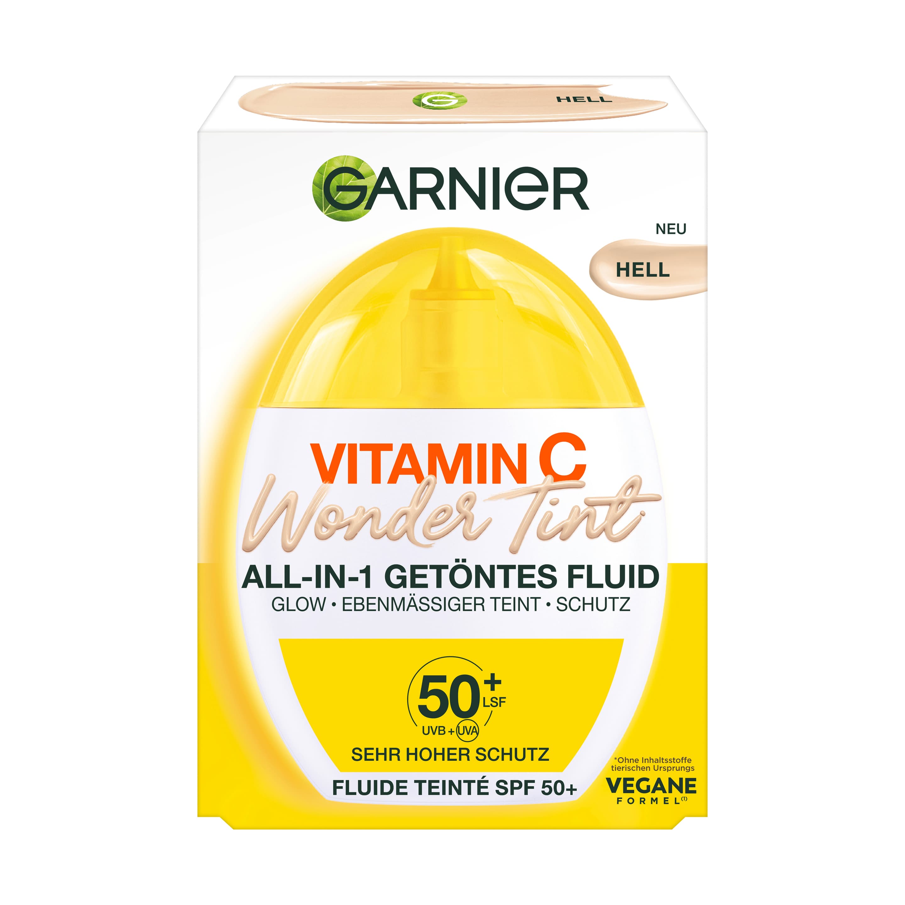 Garnier Vitamin C Wonder Tint All-In-1 Getöntes Fluid LSF50+ Hell