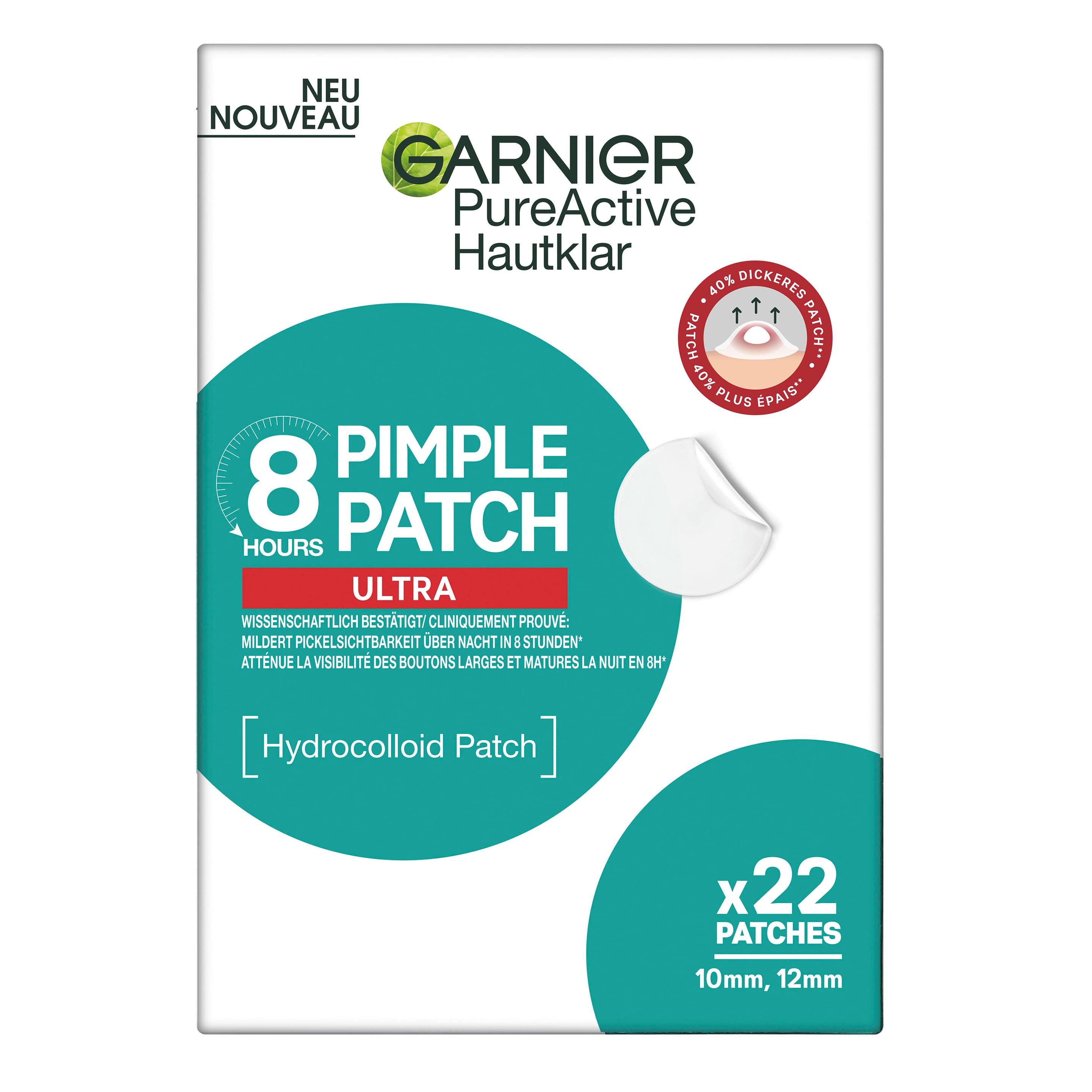 Garnier PureActive Hautklar Pimple Patch Ultra