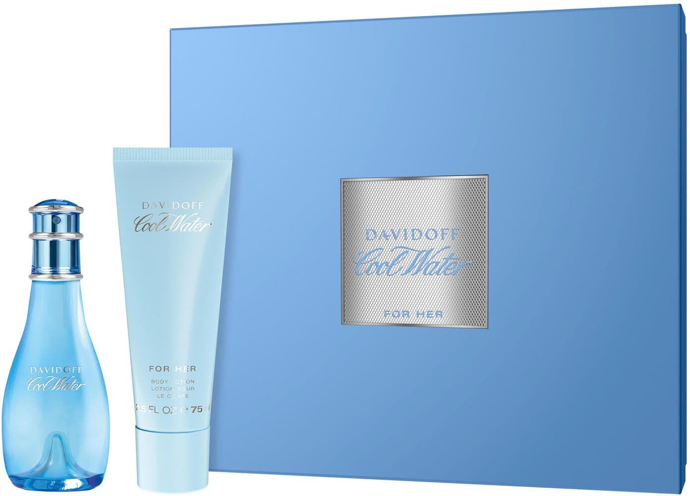 DAVIDOFF Cool Water Woman Eau de Toilette und Bodylotion Geschenkpackung