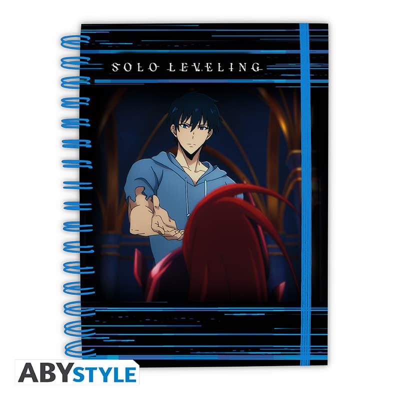 SOLO LEVELING - Notebook A5 Spiral "Jinwoo Arise" X4
