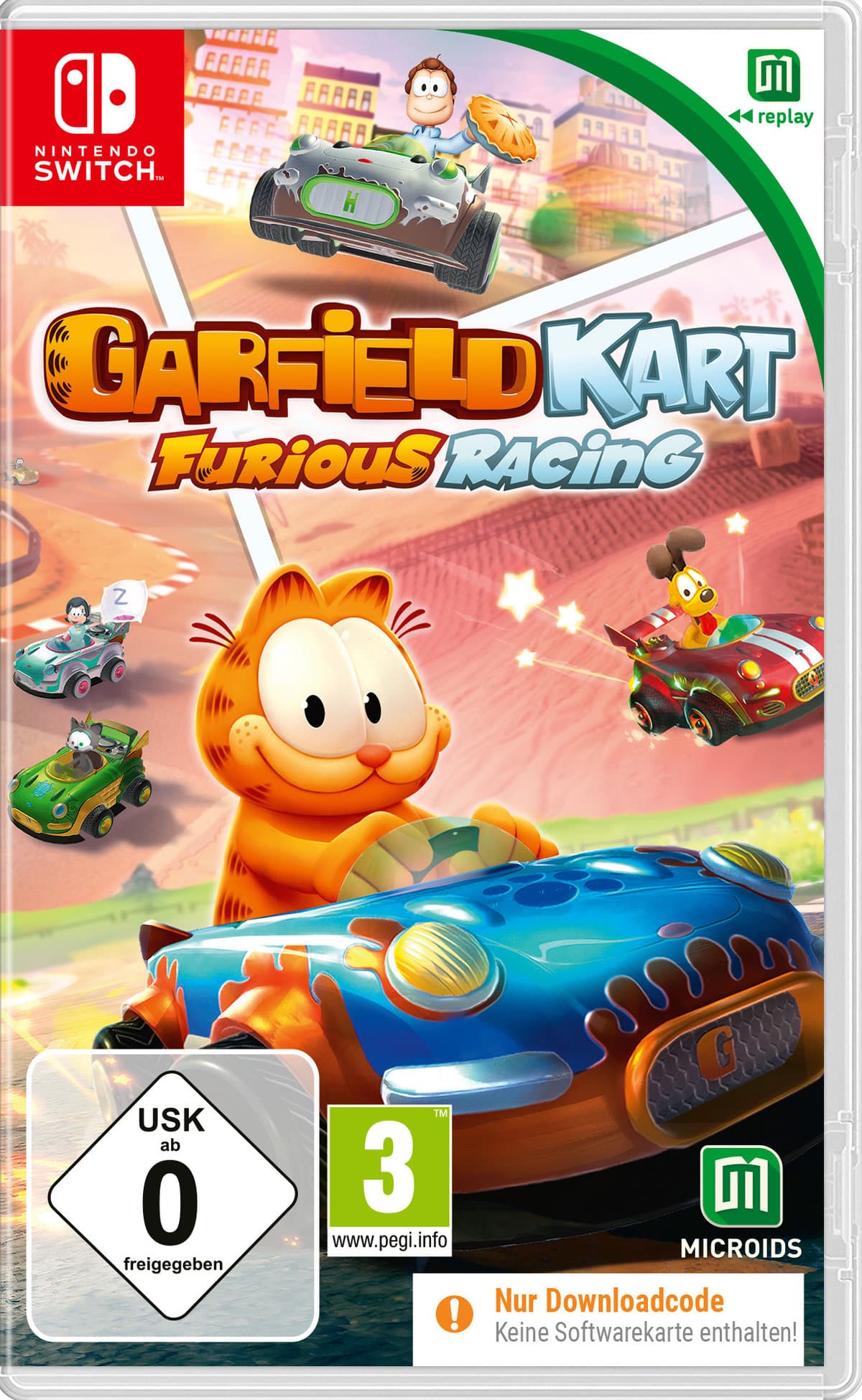 Garfield Kart - Furious Racing (Code-in-a-Box) - Nintendo Switch