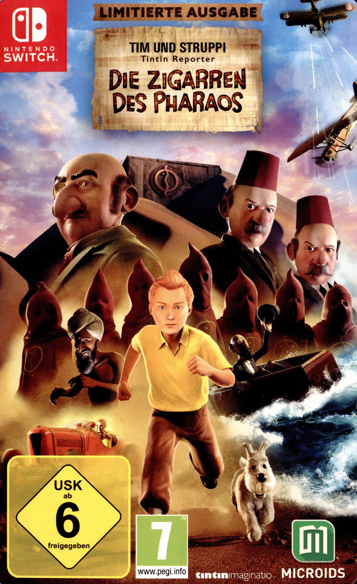 Tim und Struppi - Die Zigarren des Pharao (Limitierte Ausgabe) - Nintendo Switch