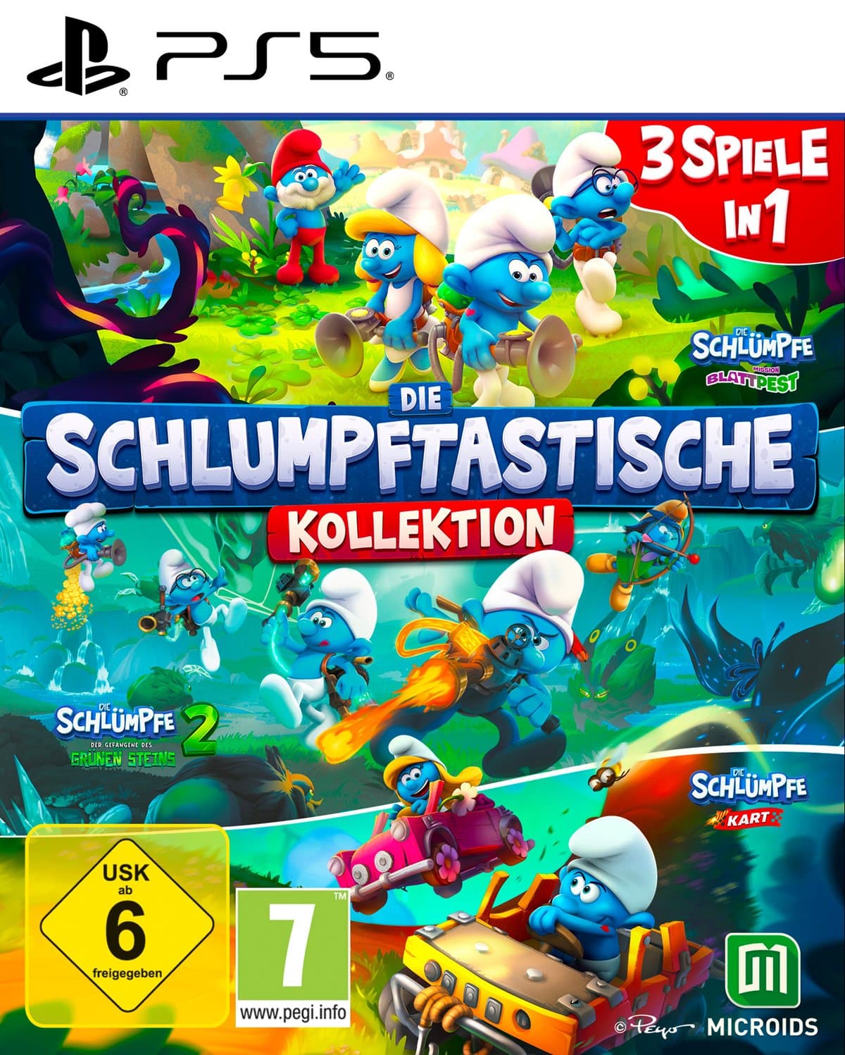 Die Schlumpftastische Kollektion - 3 Spiele in 1 - Playstation 5