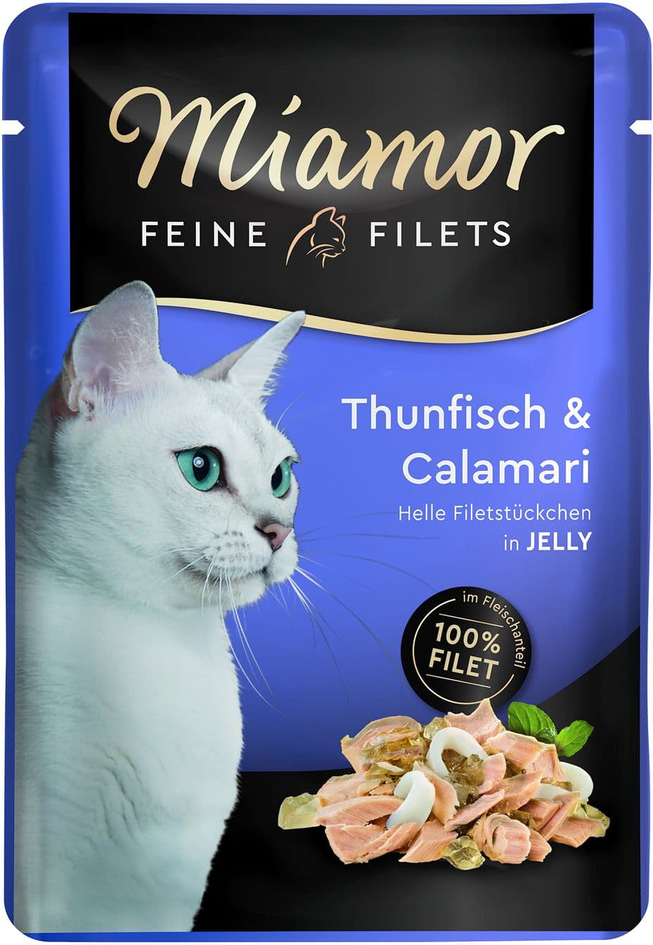 Miamor Katzennassfutter Feine Filets in Jelly Thunfisch & Calamari