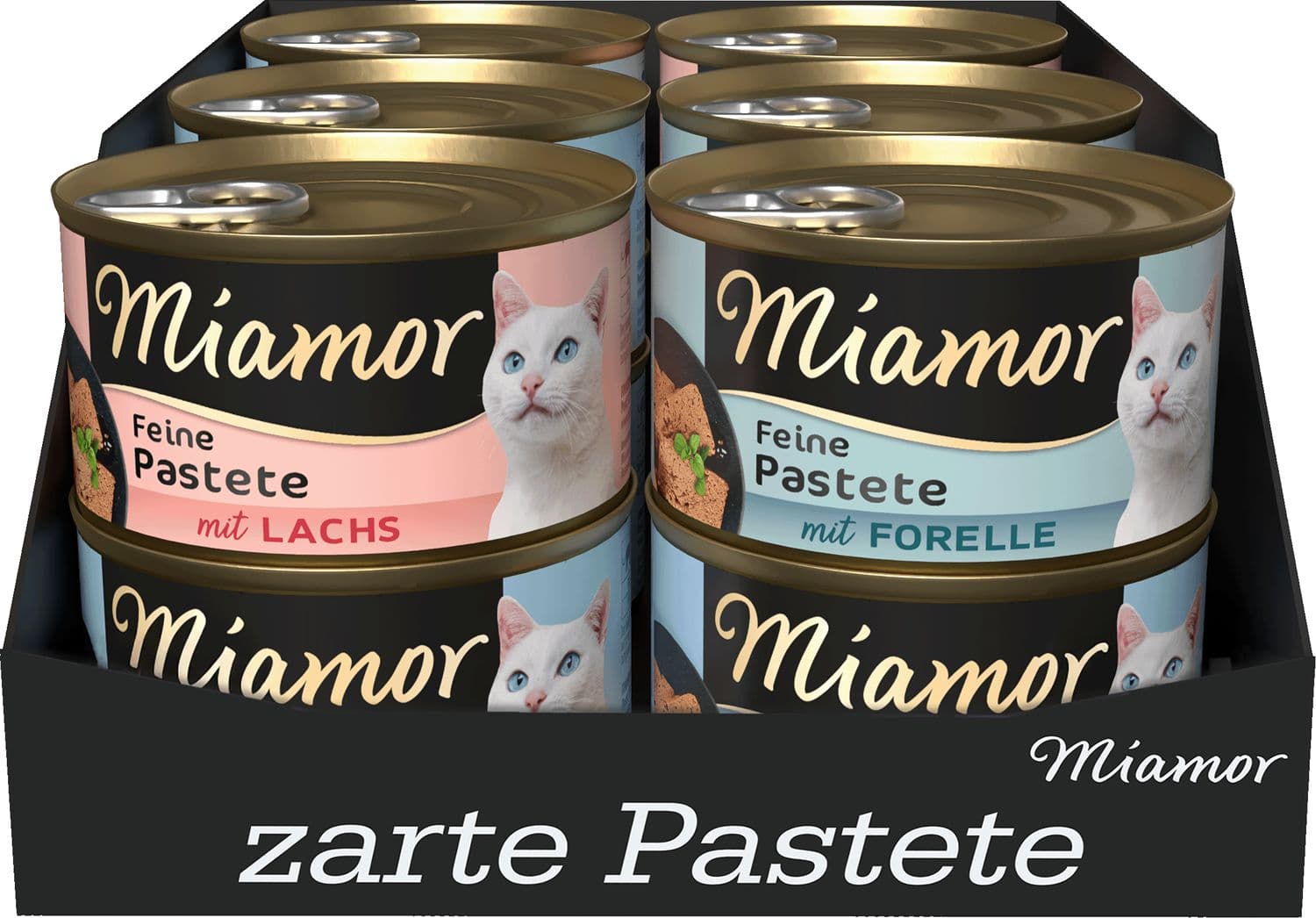 Miamor Katzennassfutter Pastete Multibox Fisch 12x85g