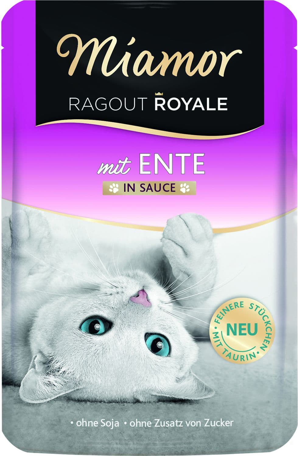 Miamor Katzennassfutter Ragout Royale mit Ente in Sauce