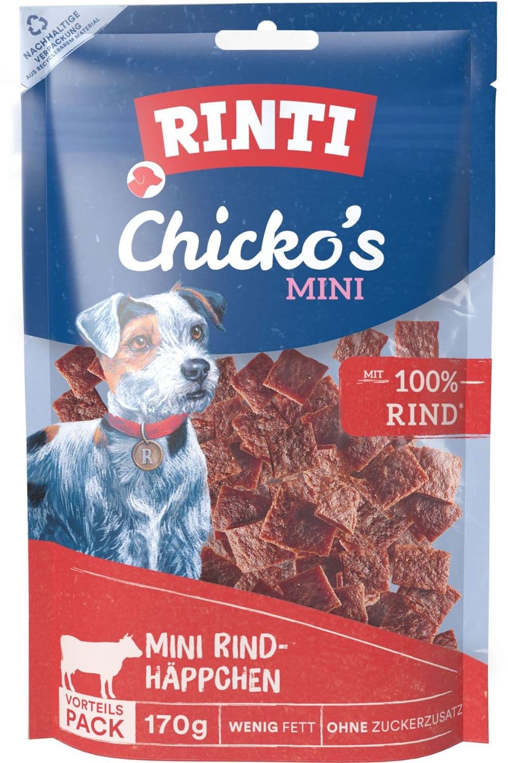 RINTI Hundesnack Chicko's Mini Rind
