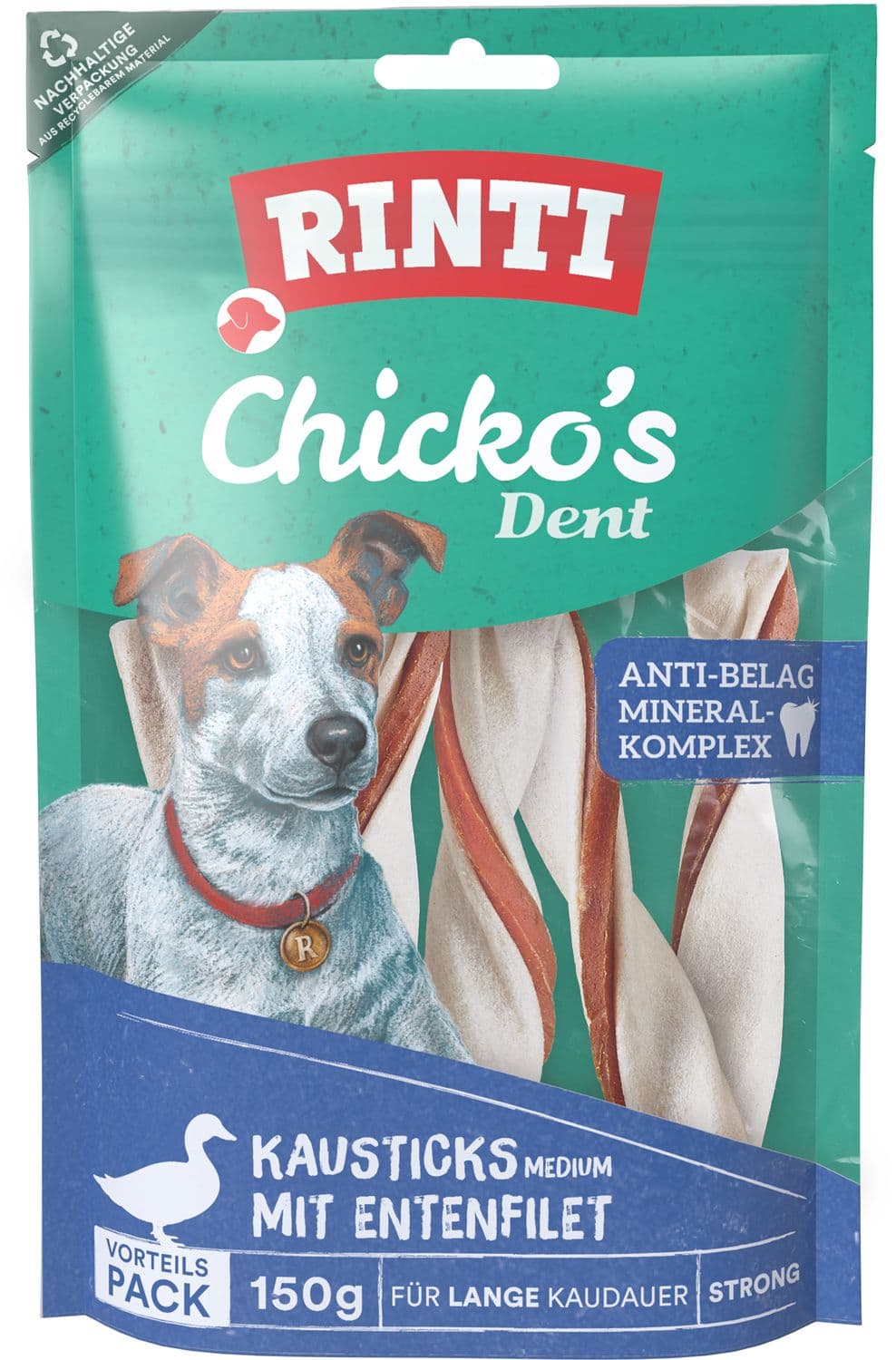 RINTI Hundesnack Chicko's Dent Ente