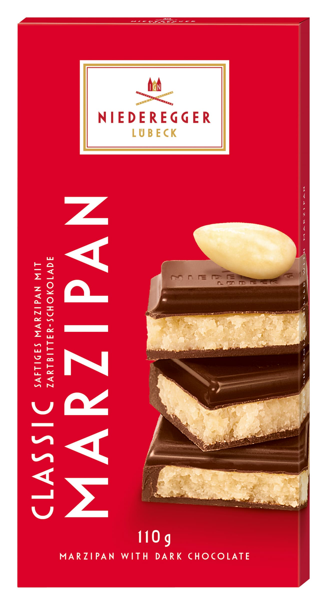 Niederegger Marzipan Tafel-Schokolade Classic Zartbitter