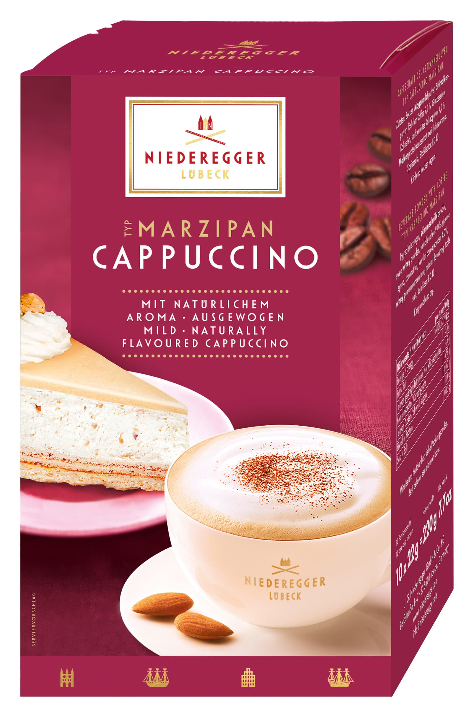 Niederegger Cappuccino Typ Marzipan