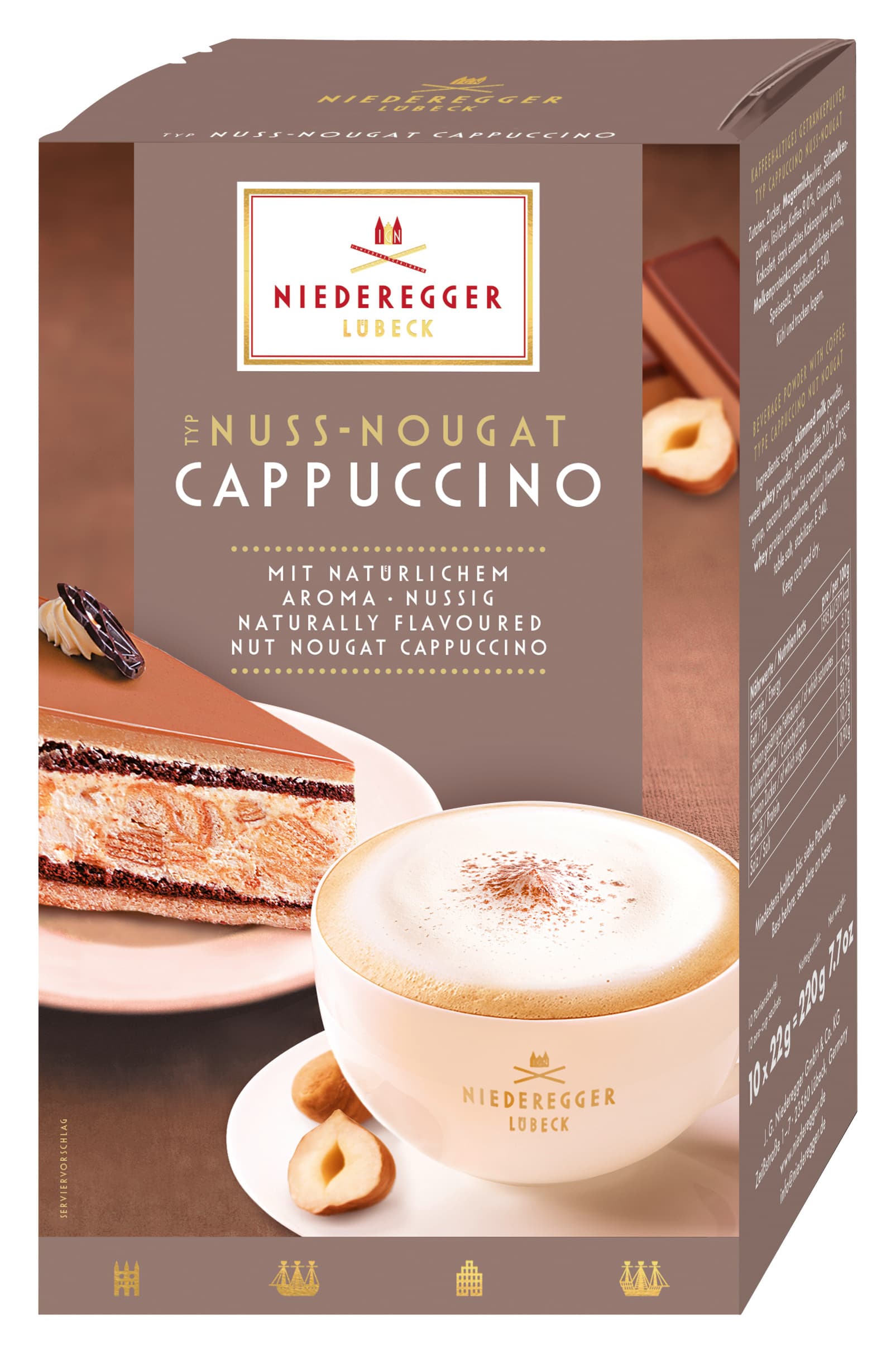 Niederegger Cappuccino Typ Nuss-Nougat