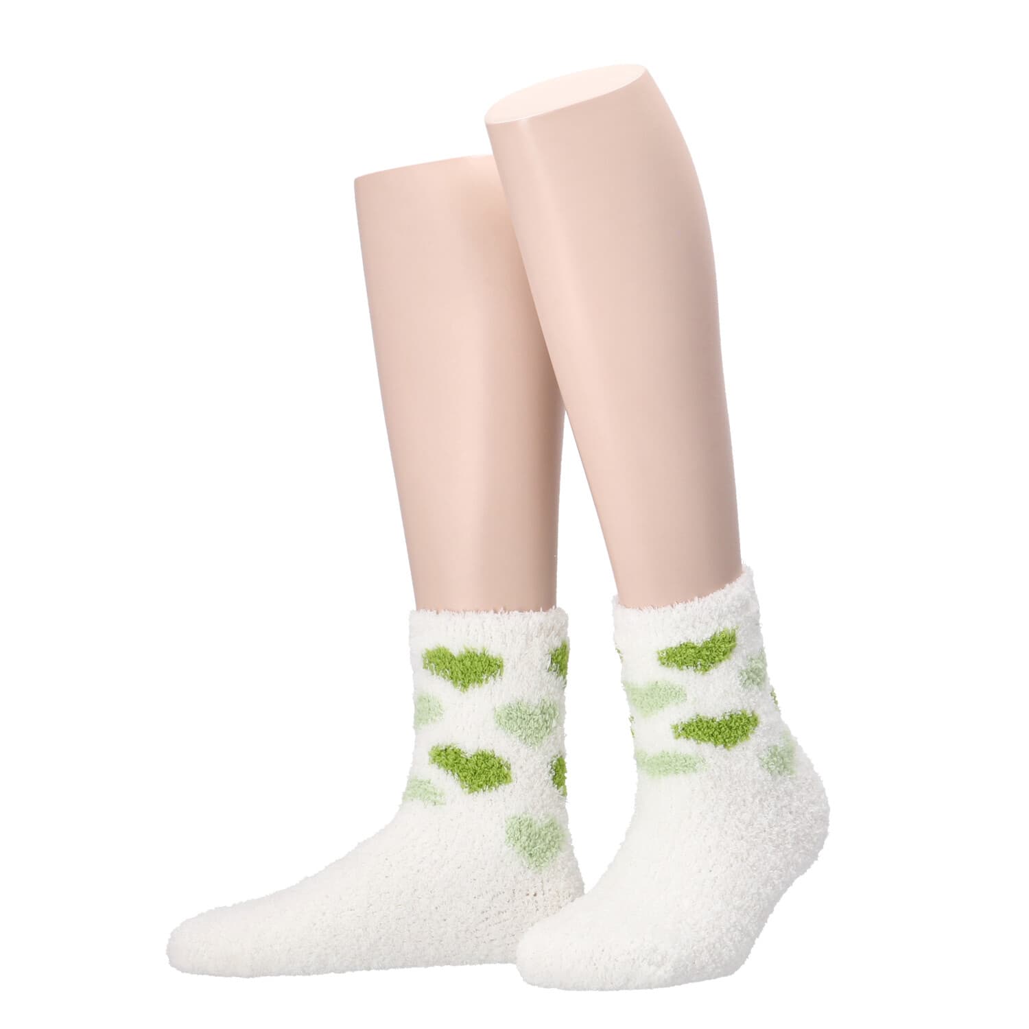 MOVE UP Damen Kuschelsocken Herzen