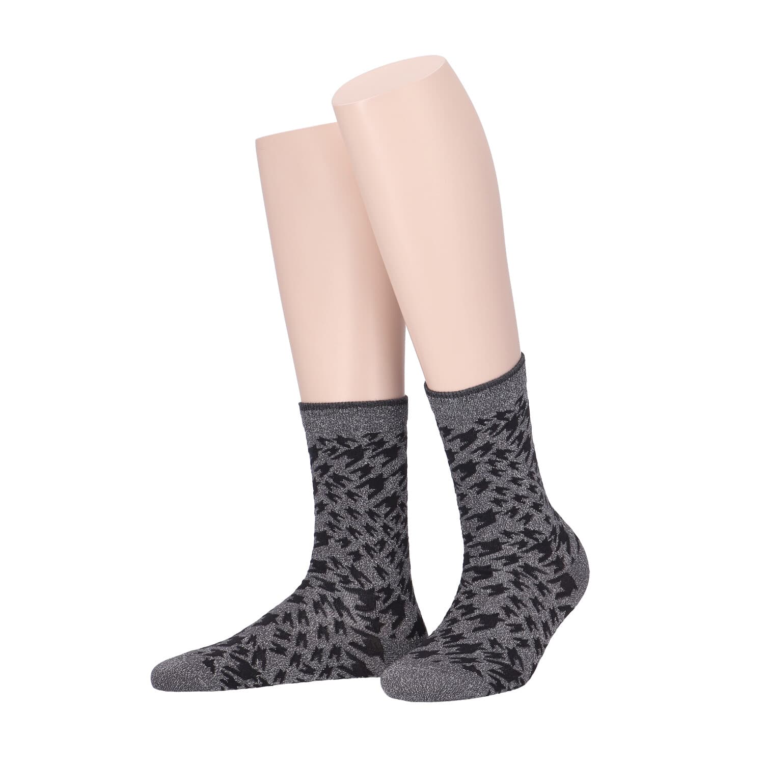 MOVE UP Damen Socken Hahnentritt