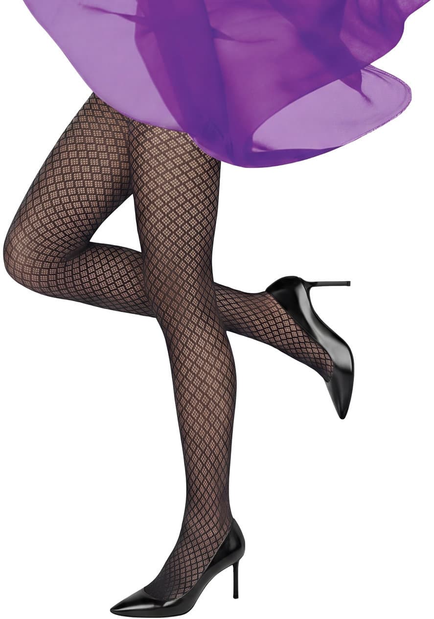 MOVE UP Damen Feinstrumpfhose Geometrisch 50 DEN