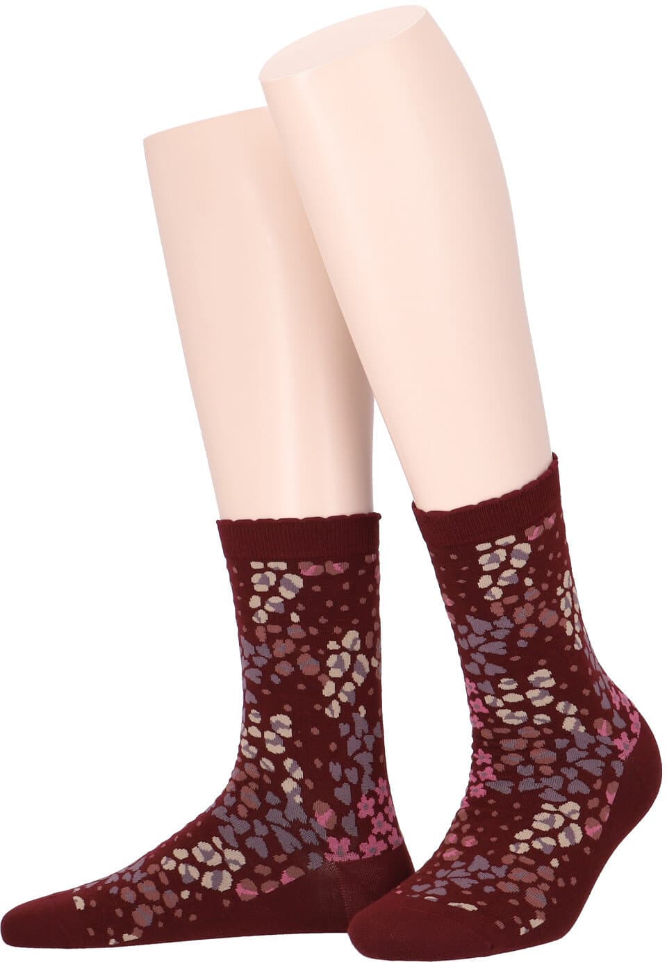 MOVE UP Damen Socken Blümchen