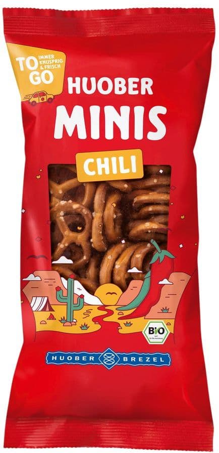 HUOBER Bio Mini Knusperbrezel Chili