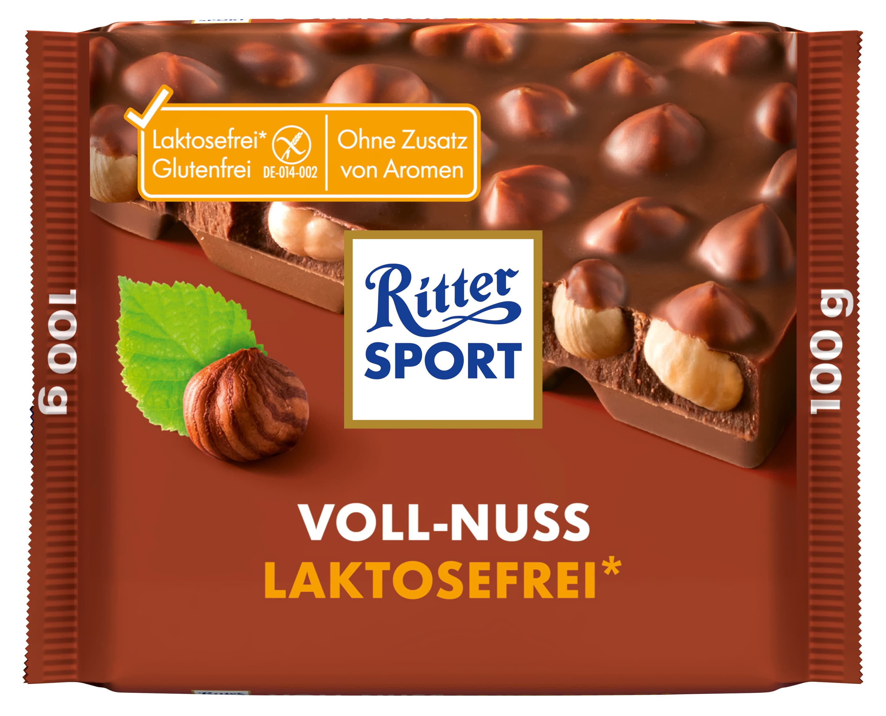 Ritter Sport Schokolade Voll-Nuss Laktosefrei