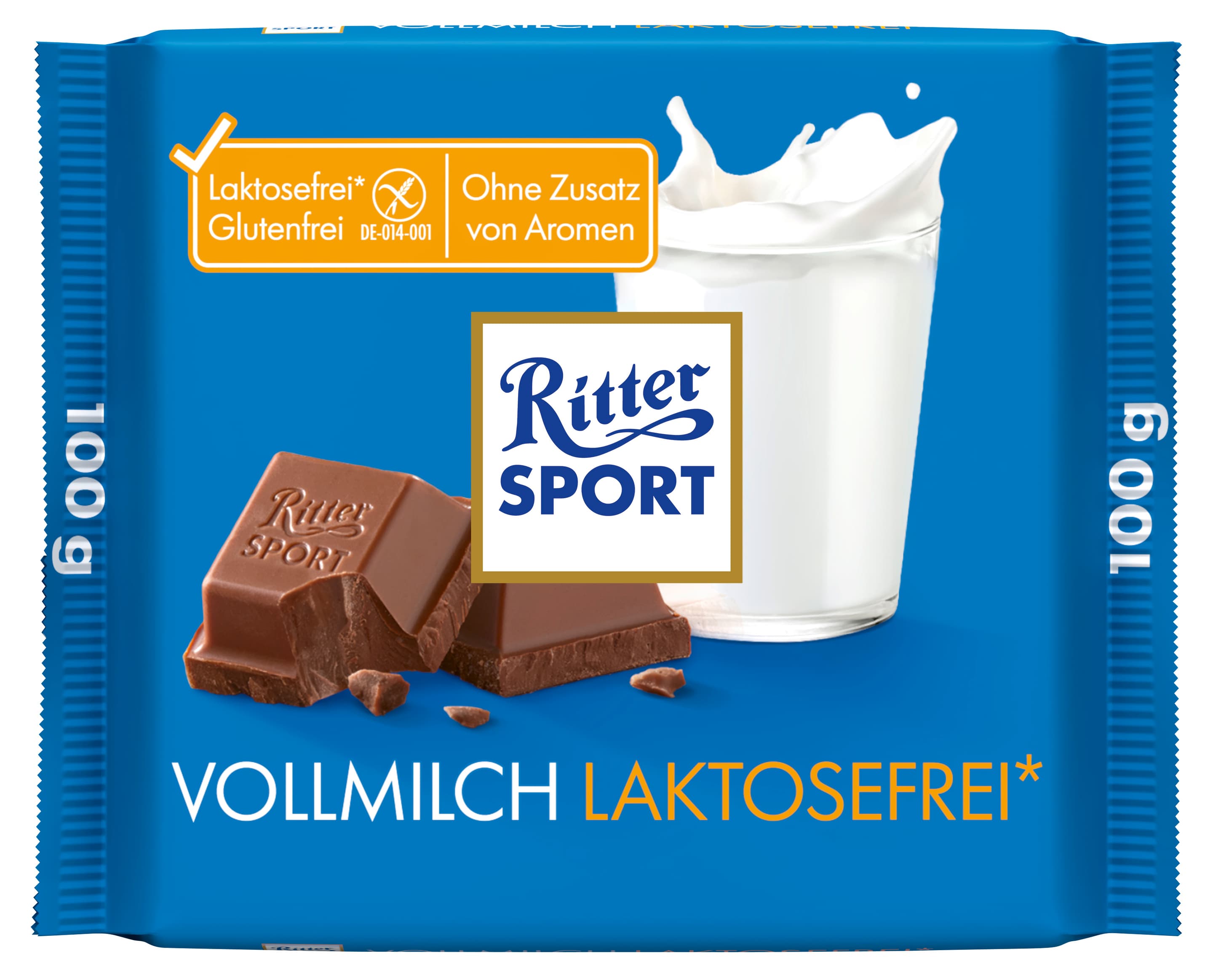 Ritter Sport Schokolade Vollmilch Laktosefrei