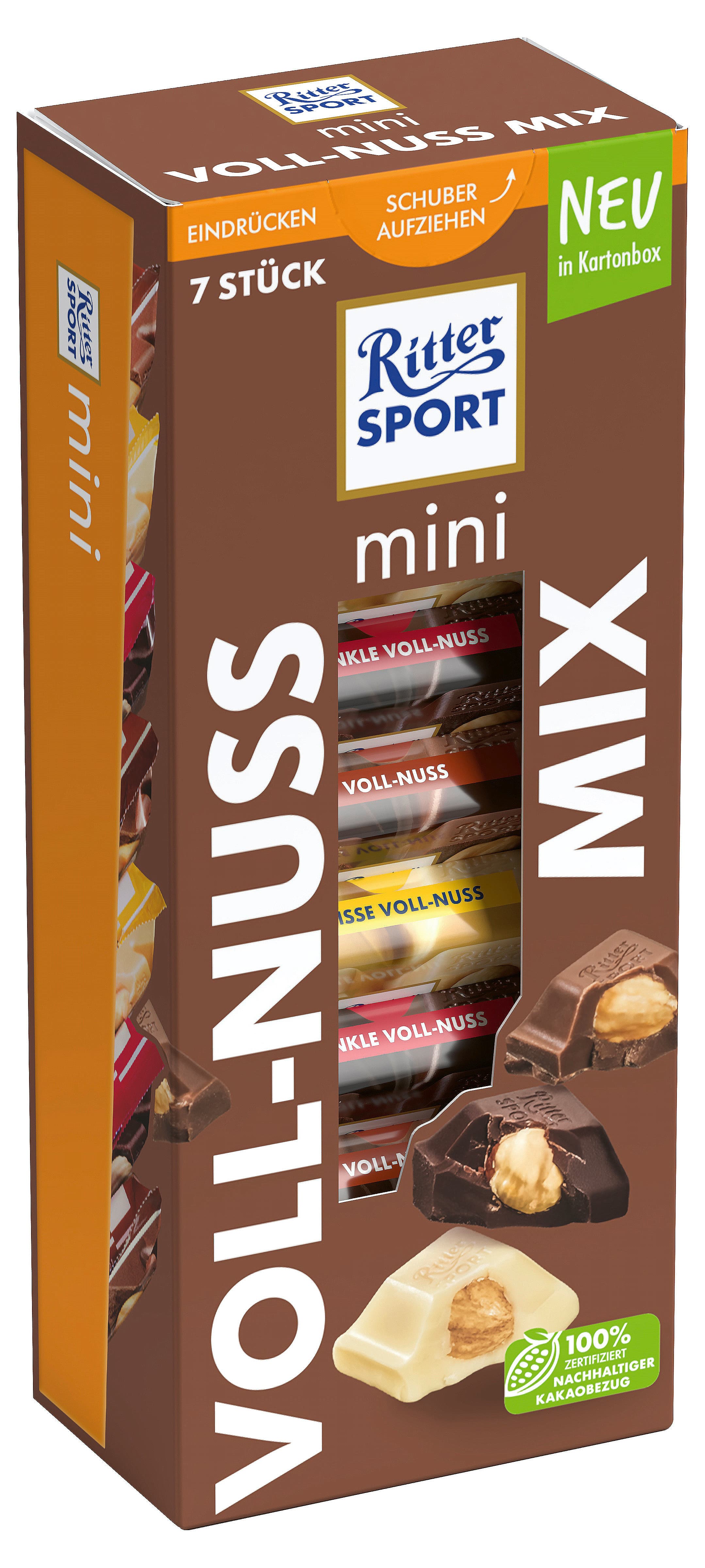 Ritter Sport Mini veža na miešanie celých orechov