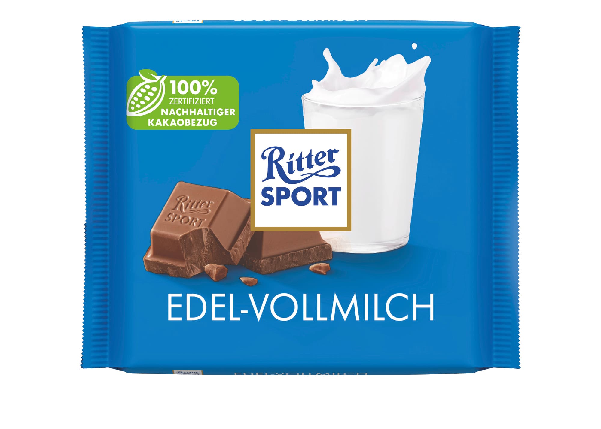 Ritter Sport 100G Edel-Vollmilch Tafel