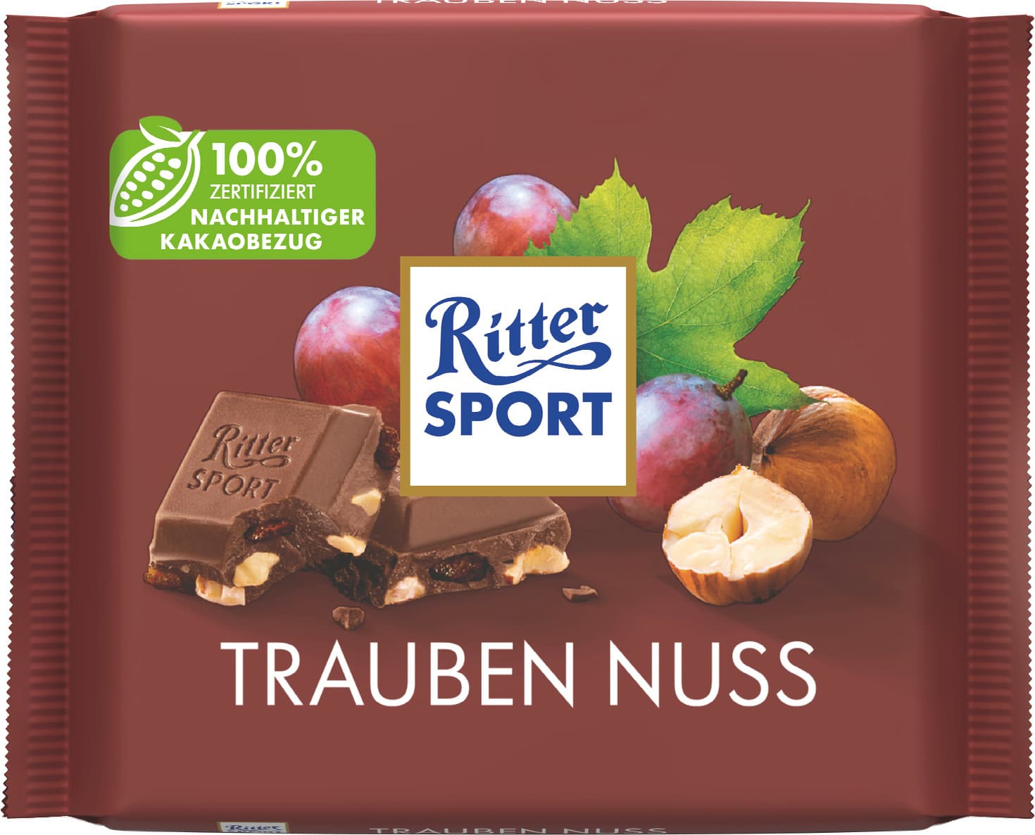 Ritter Sport 100G Trauben Nuss Tafel