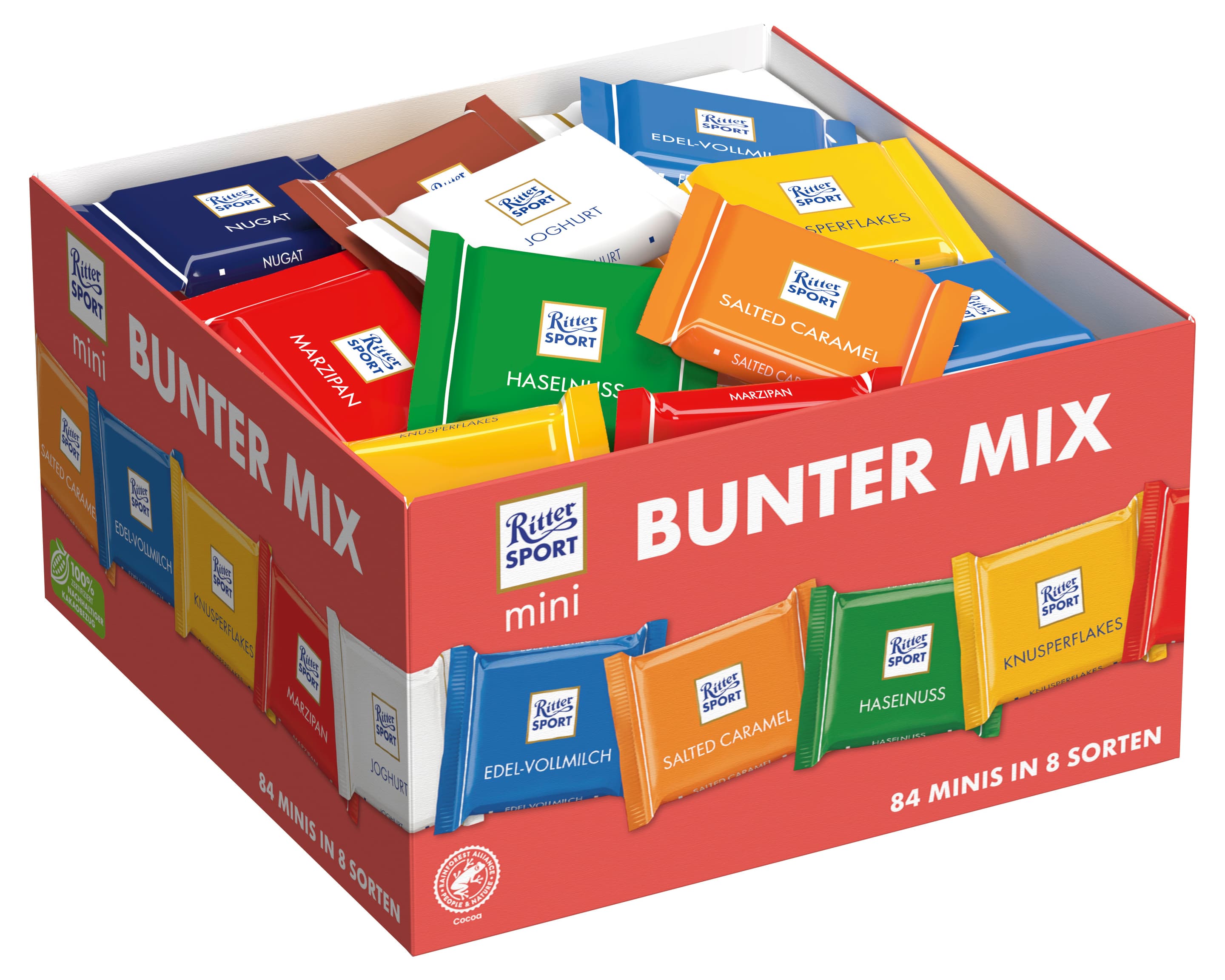 Ritter Sport Schokolade mini Bunter Mix