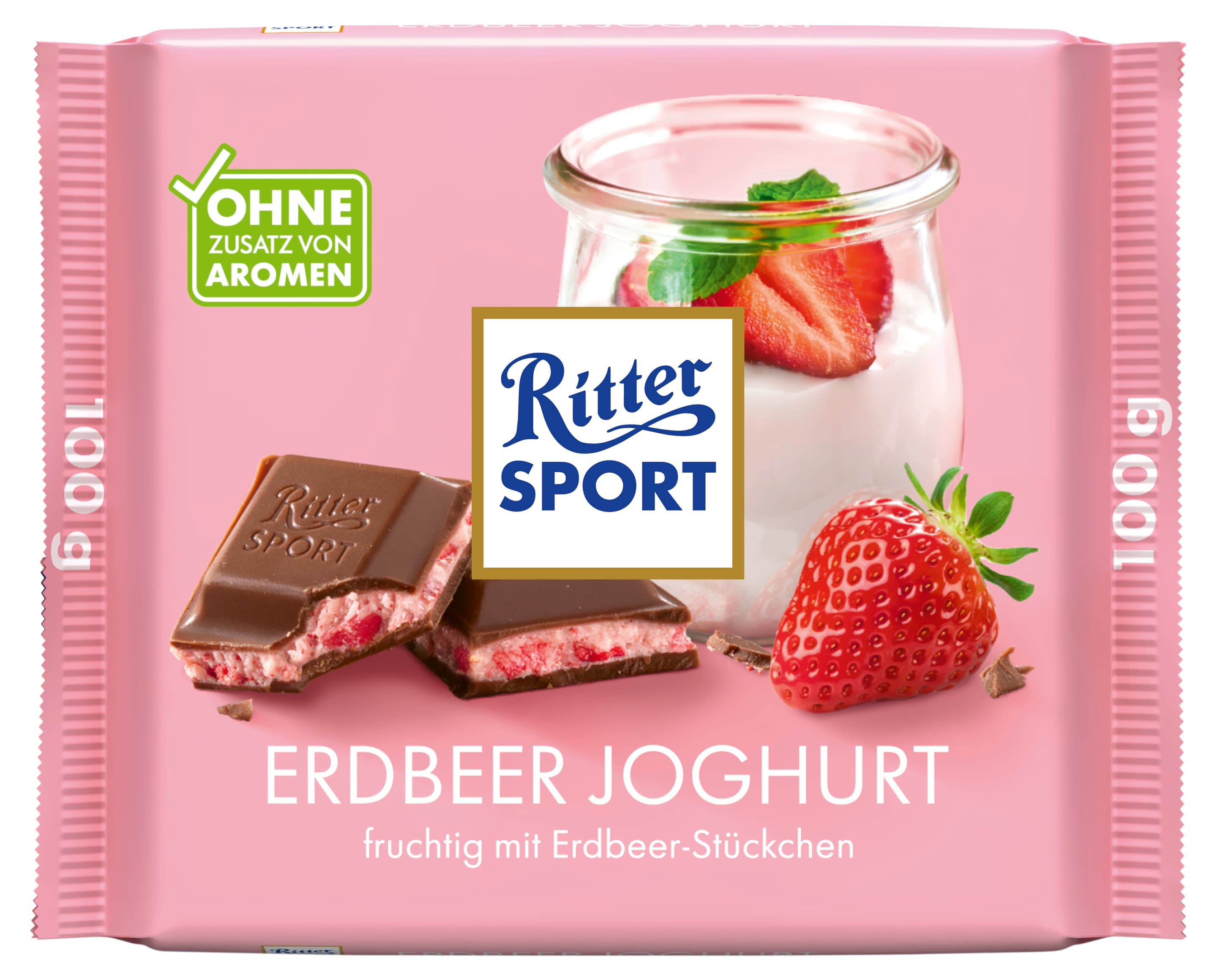 Ritter Sport 100G Erdbeer Joghurt Tafel