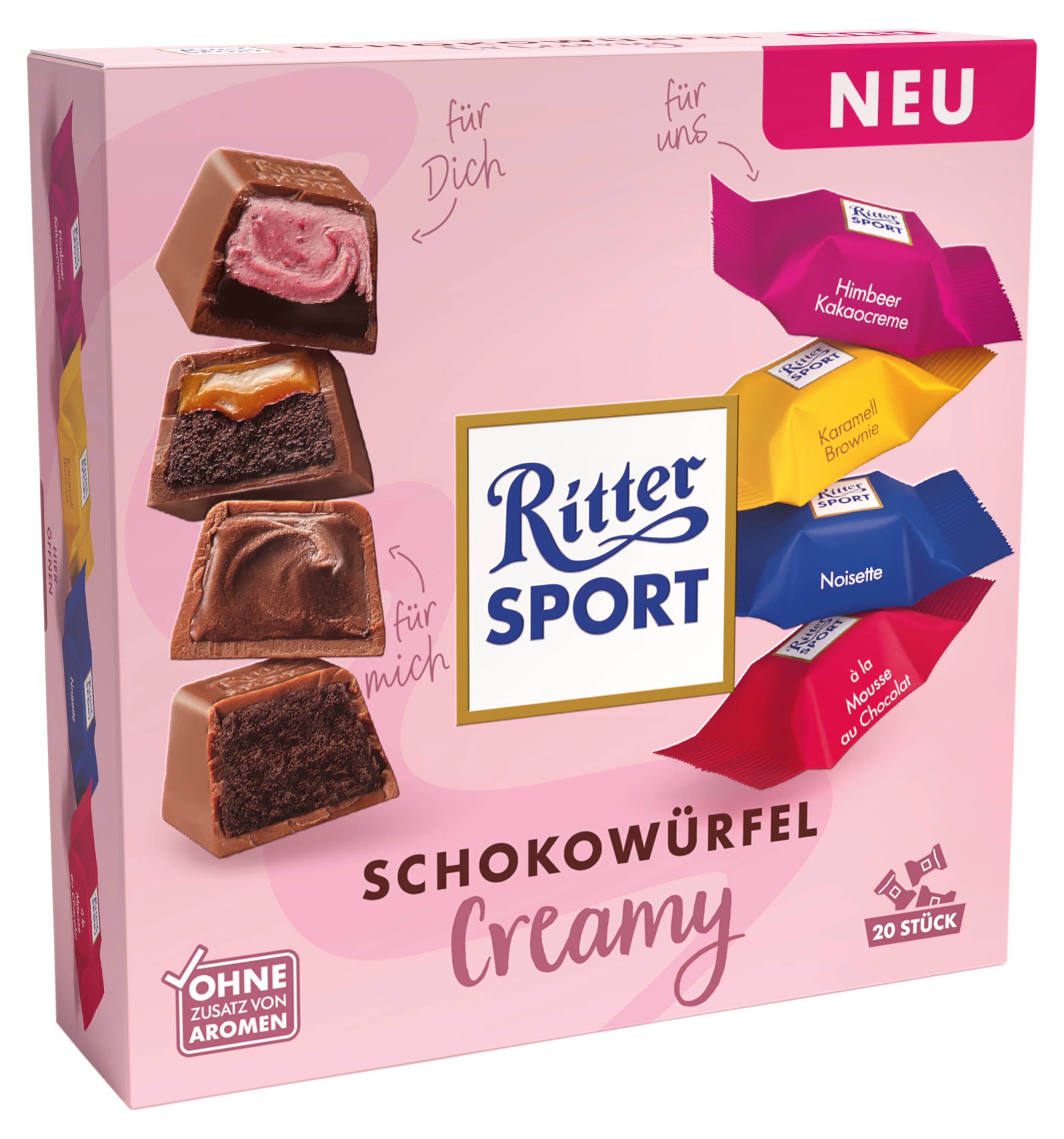 Ritter Sport Schokowürfel Creamy Box