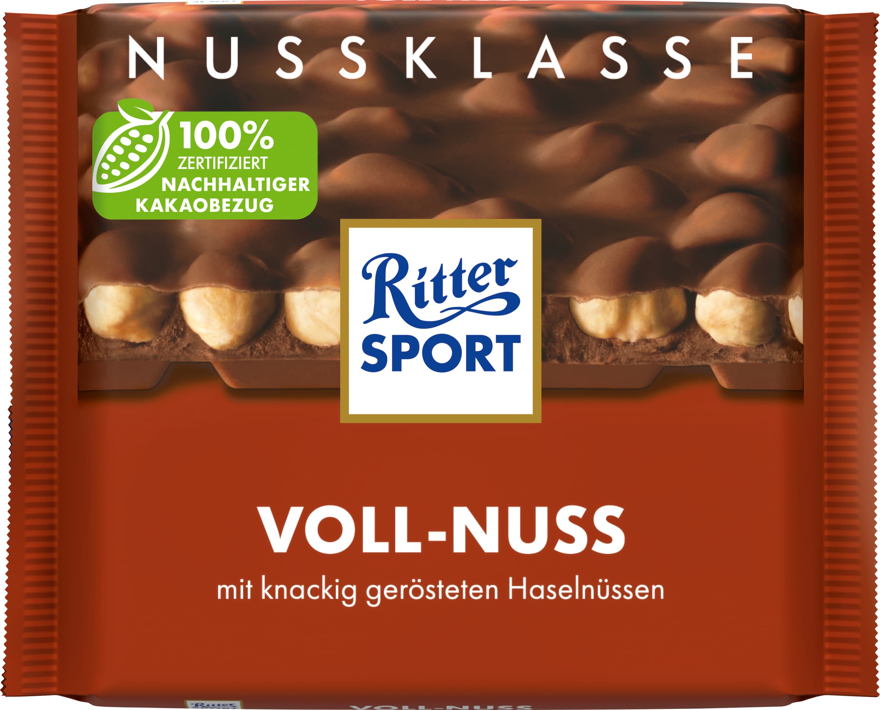 Ritter Sport Nuss-Klasse Voll-Nuss Tafel