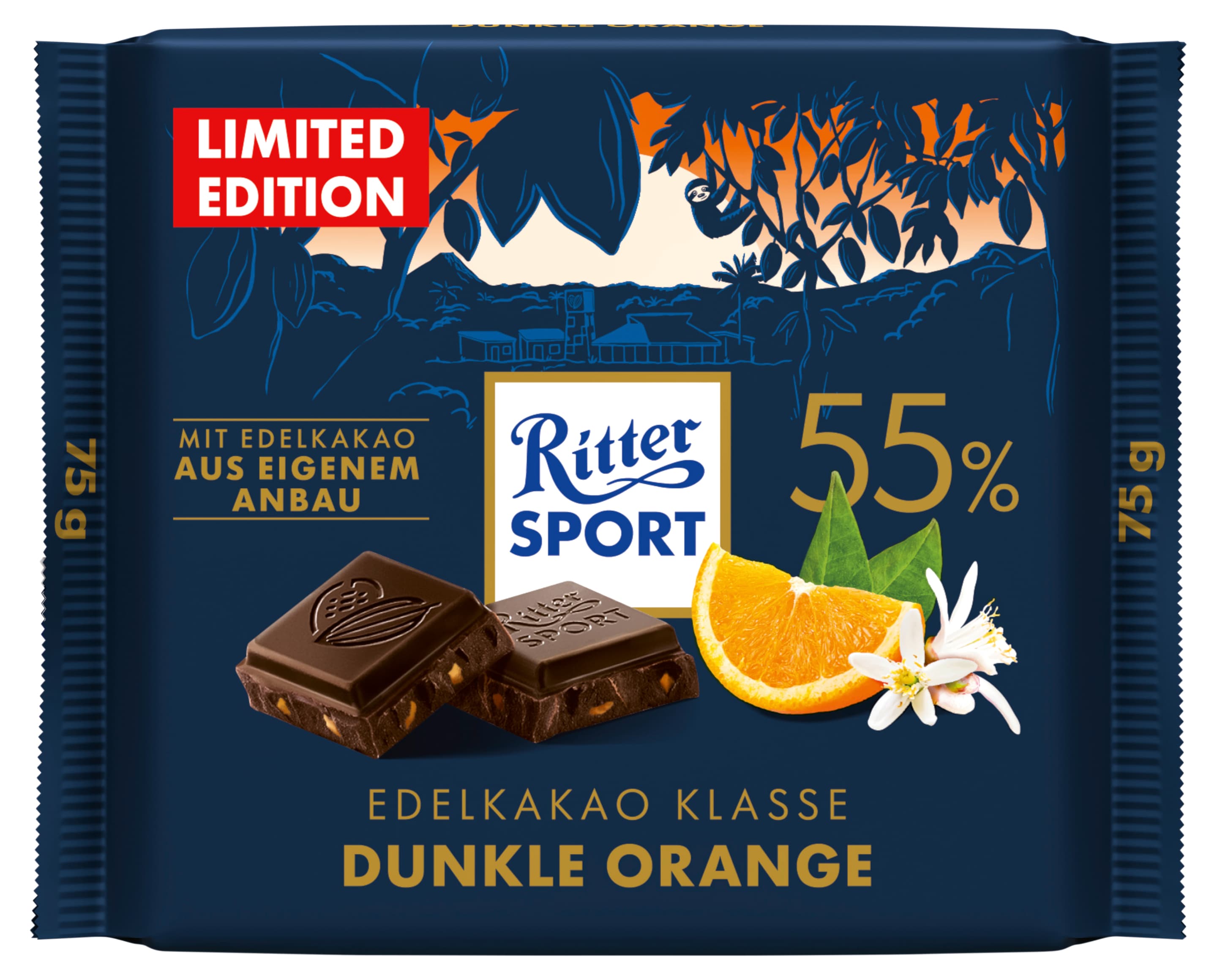 Ritter Sport Dunkle Orange 55%