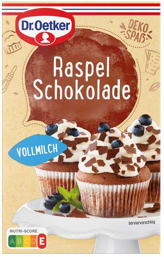 Dr.Oetker Raspelschokolade Vollmilch
