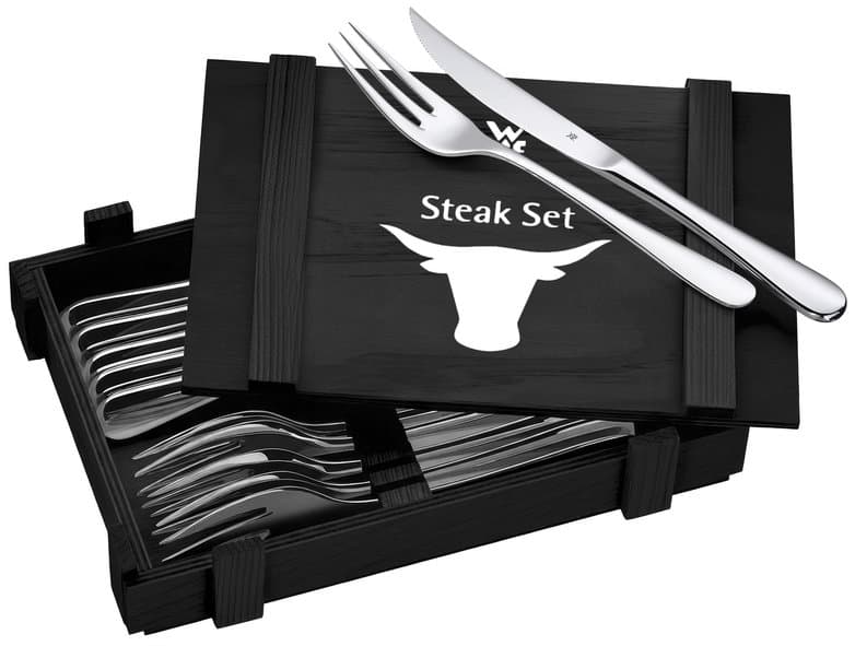 WMF Steakbesteckset 12-tlg. in Holzkiste