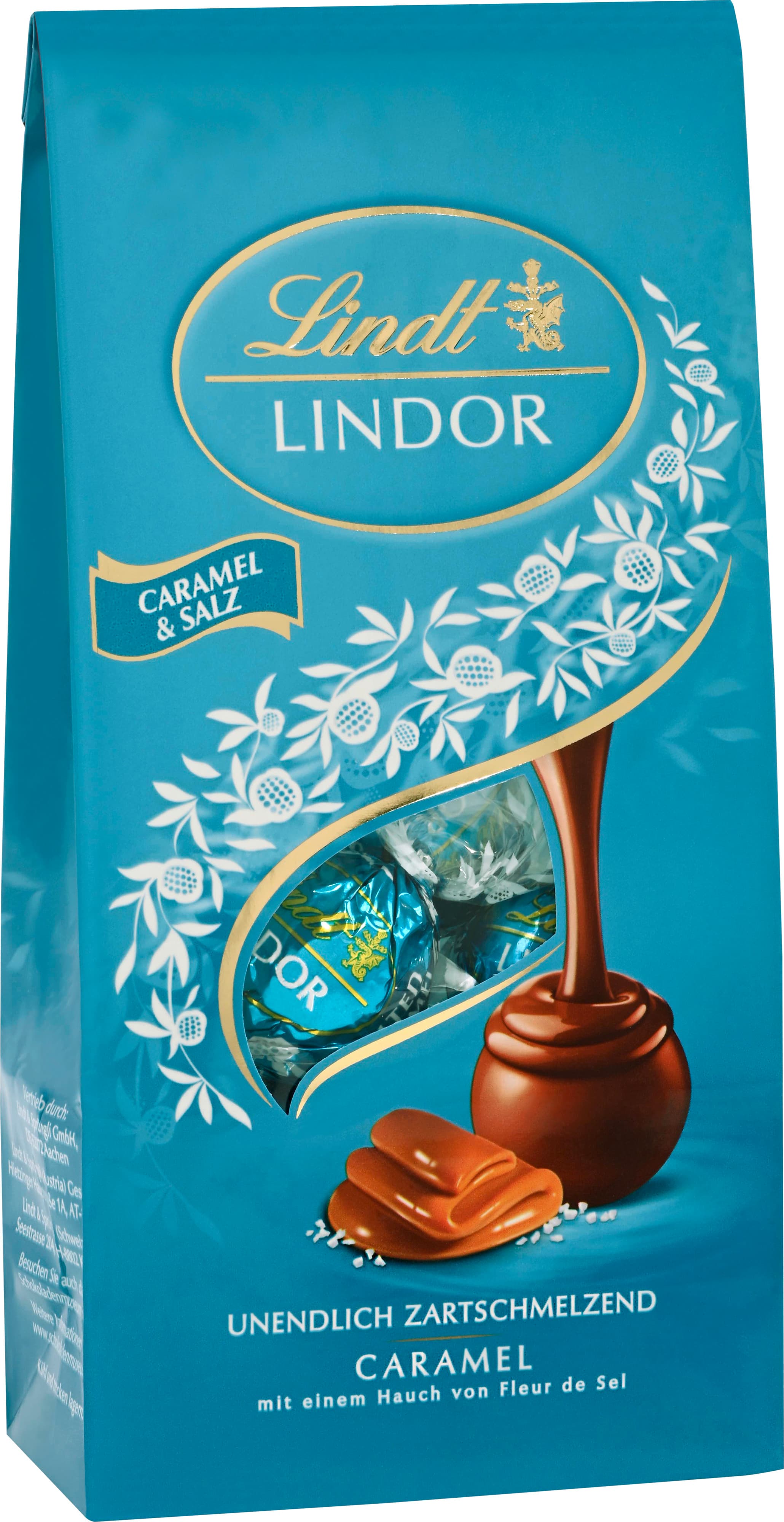 Lindt Lindor Beutel Caramel & Salz