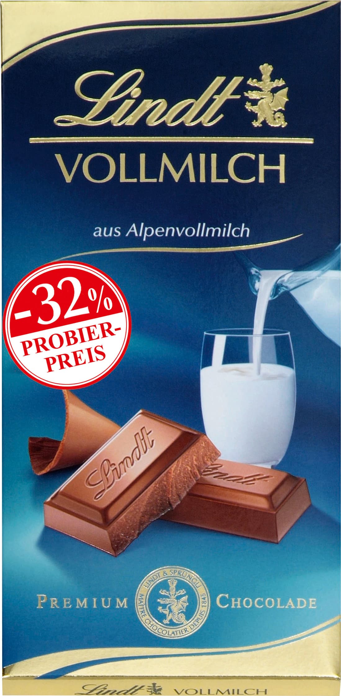 Lindt Vollmilch Tafel