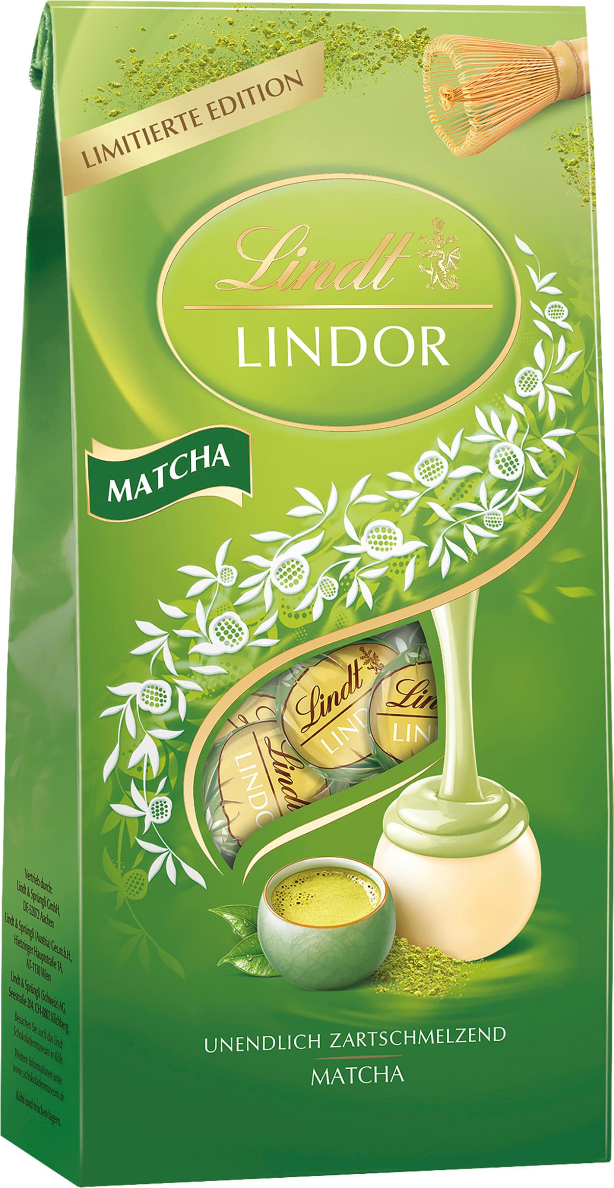 Lindt Lindor Beutel Matcha