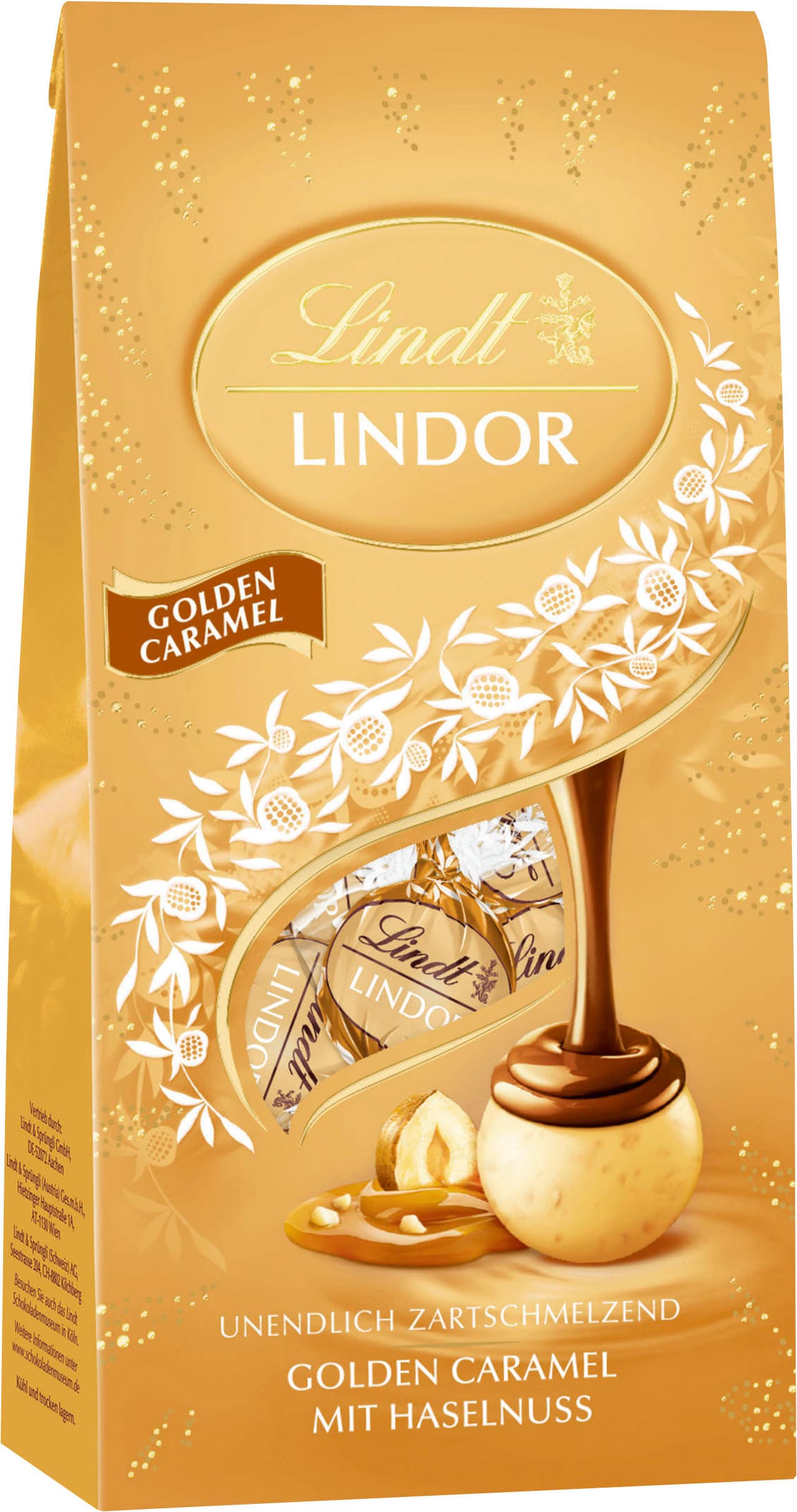 Lindt Lindor Beutel Golden Caramel