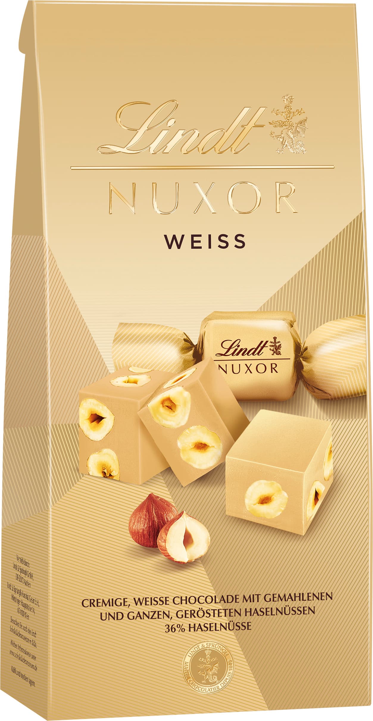 Lindt Nuxor Beutel Weiss