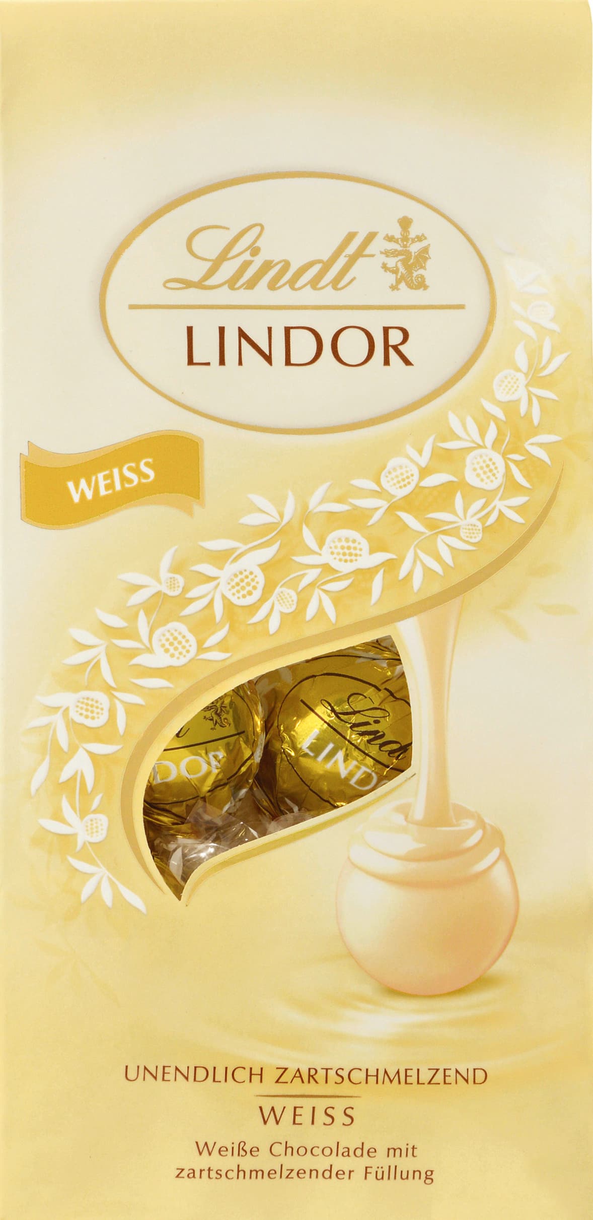 Lindt Lindor Beutel weiss