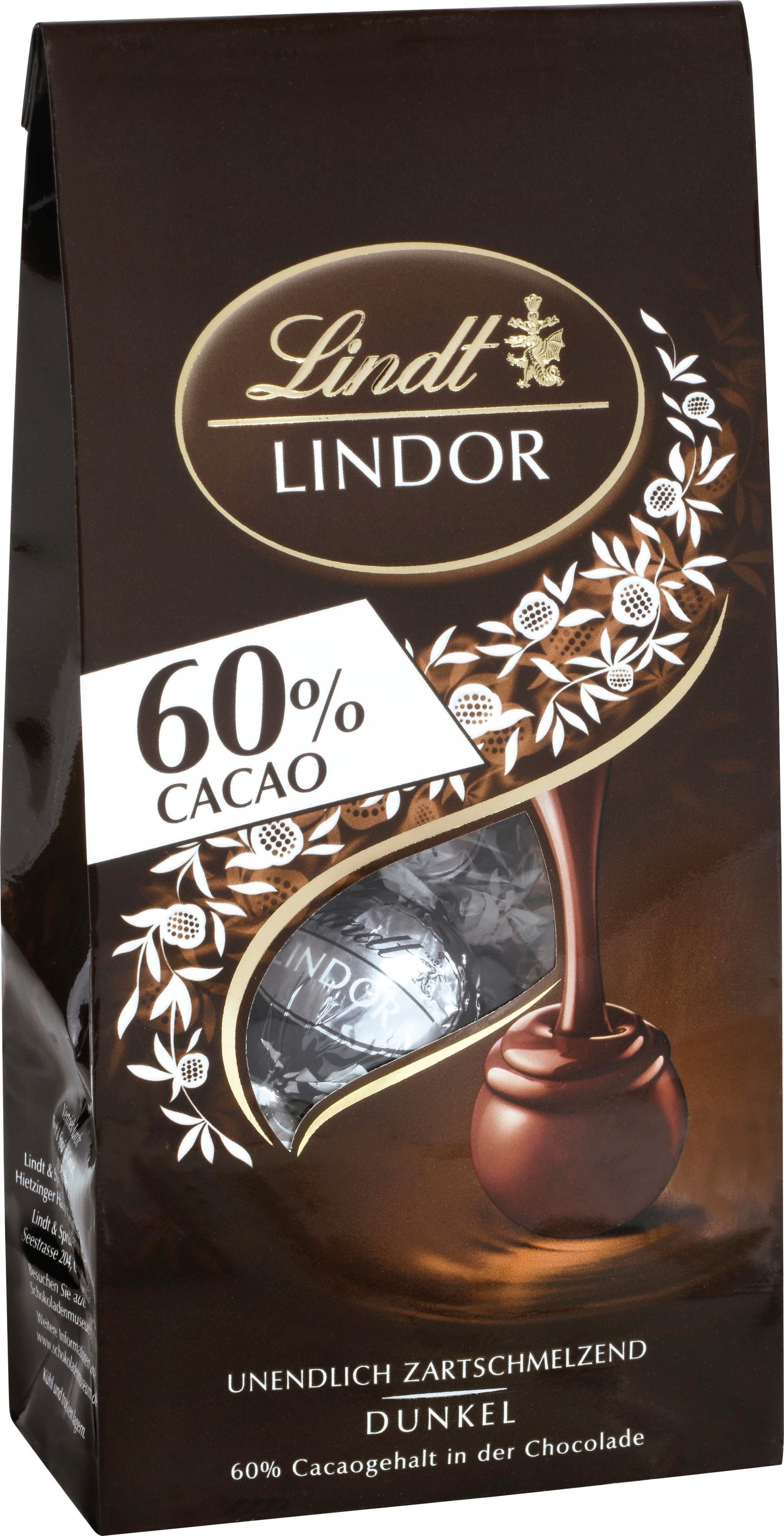Lindt Lindor Kugeln 60% Cacao Feinherb