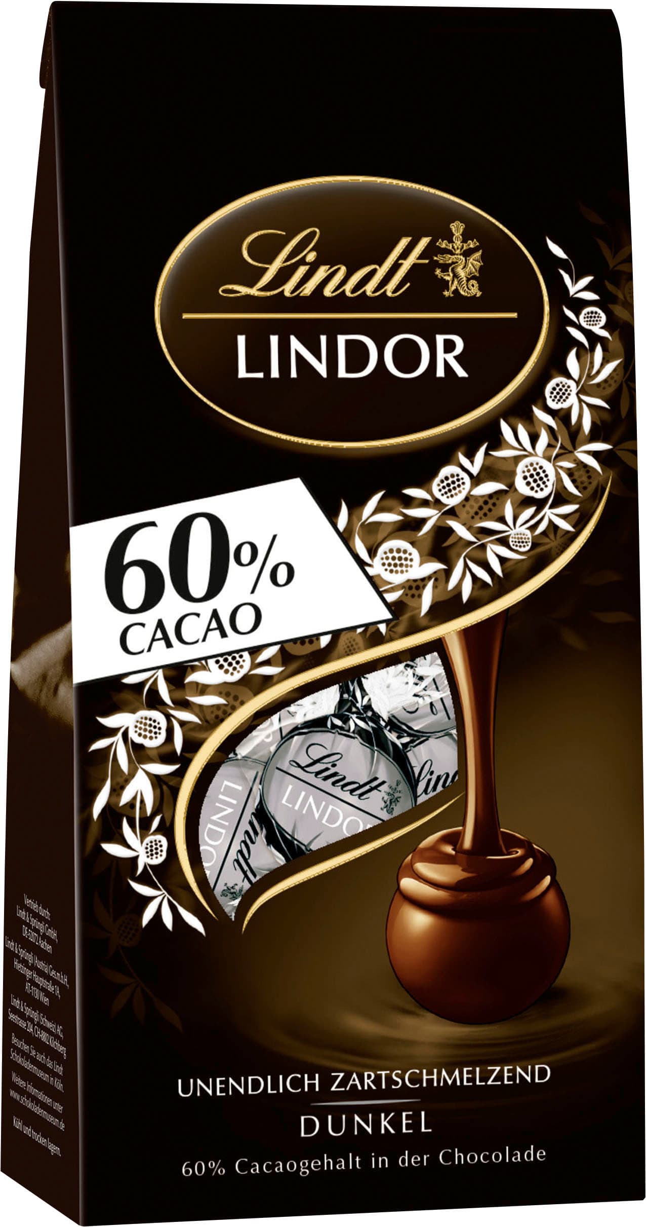 Lindt Lindor Beutel 60% Dark