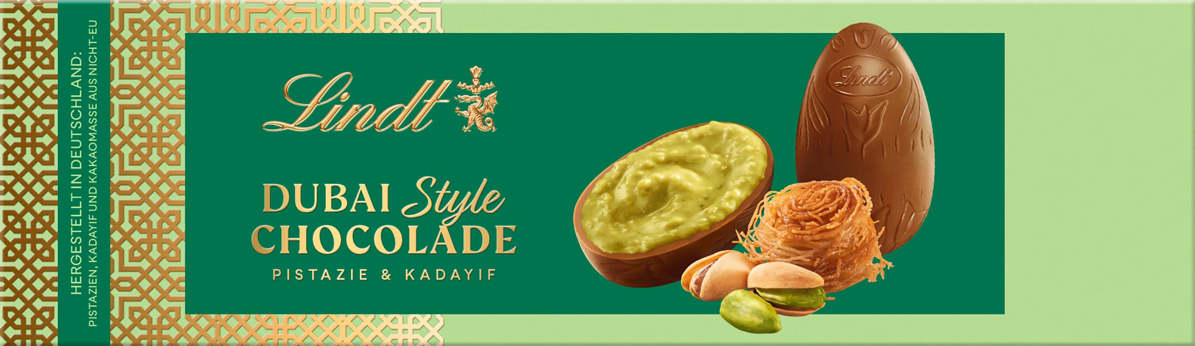 Lindt Schokoeier Dubai Style Chocolade