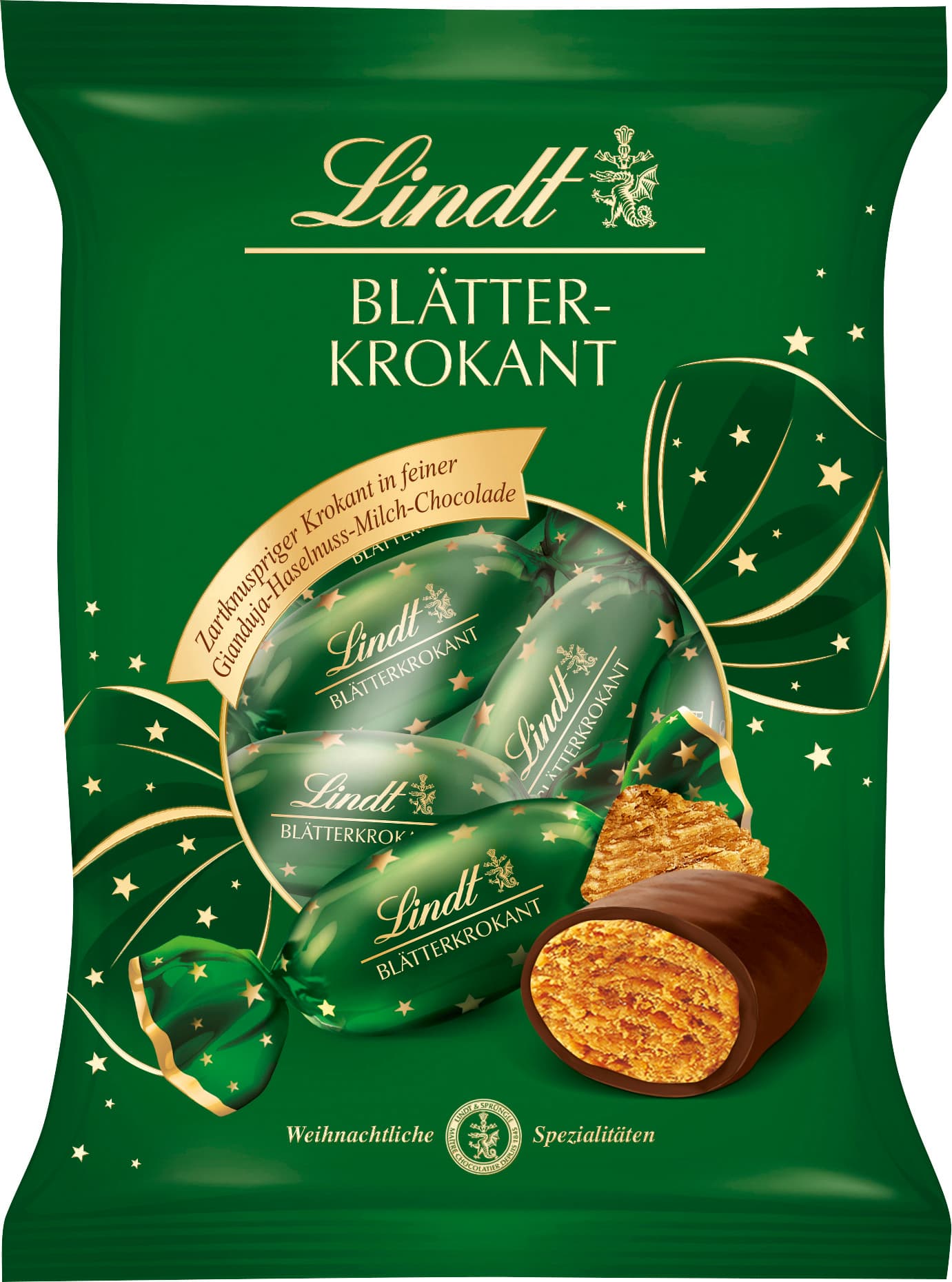 Lindt Blätter-Krokant-Zapfen